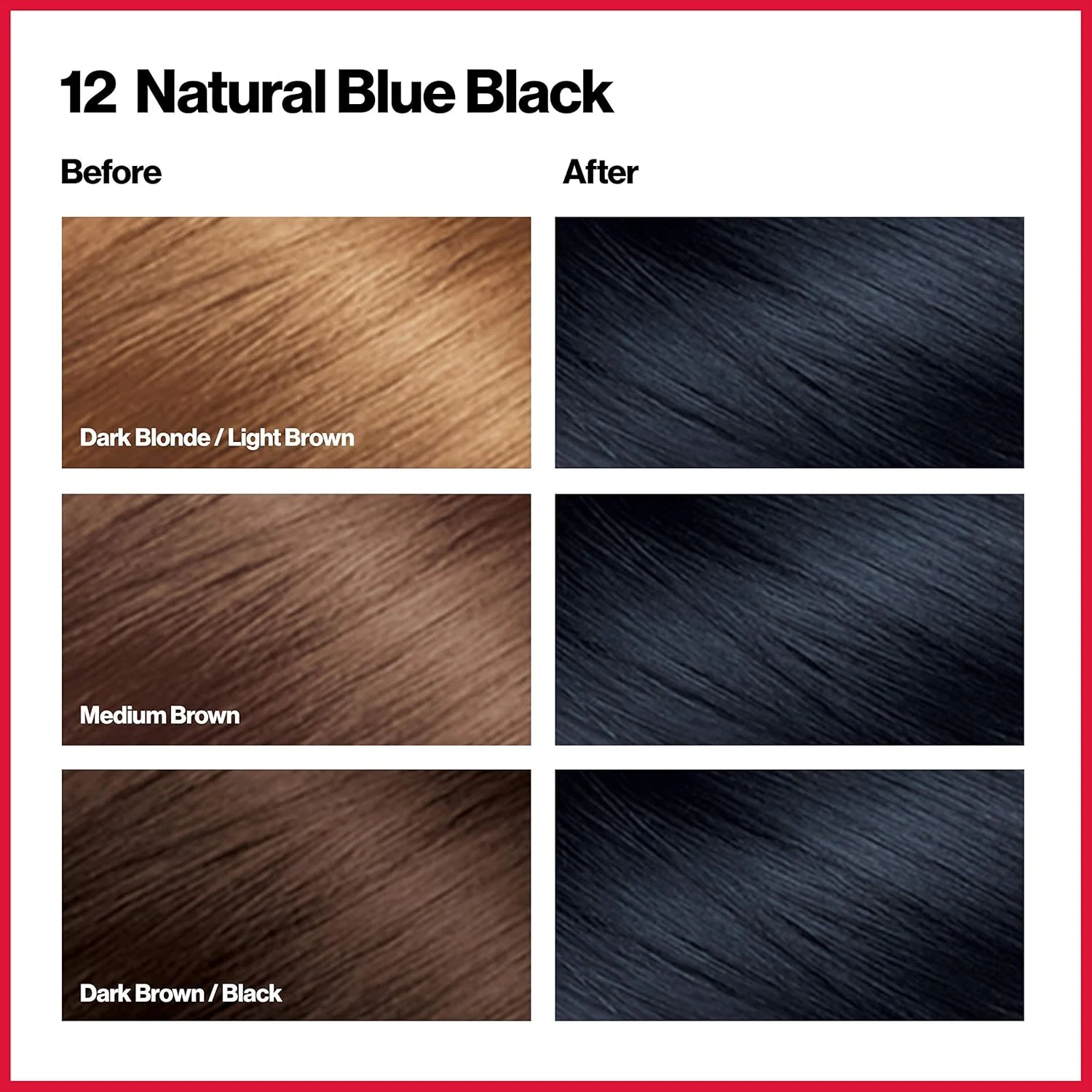 Revlon Colorsilk Natural Blue Black 12 - Image 2