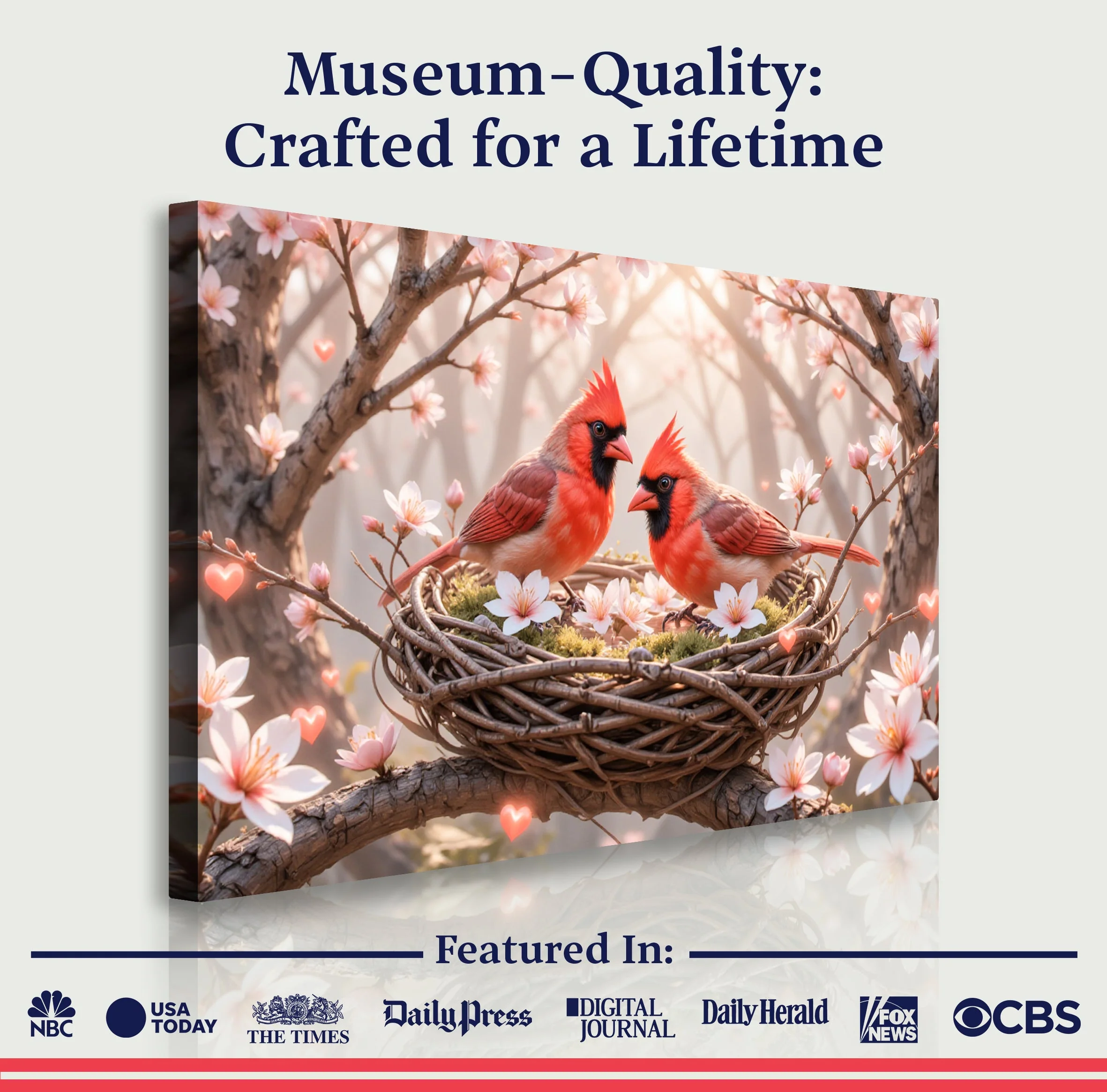 3D Cardinals Wall Art - Image 6