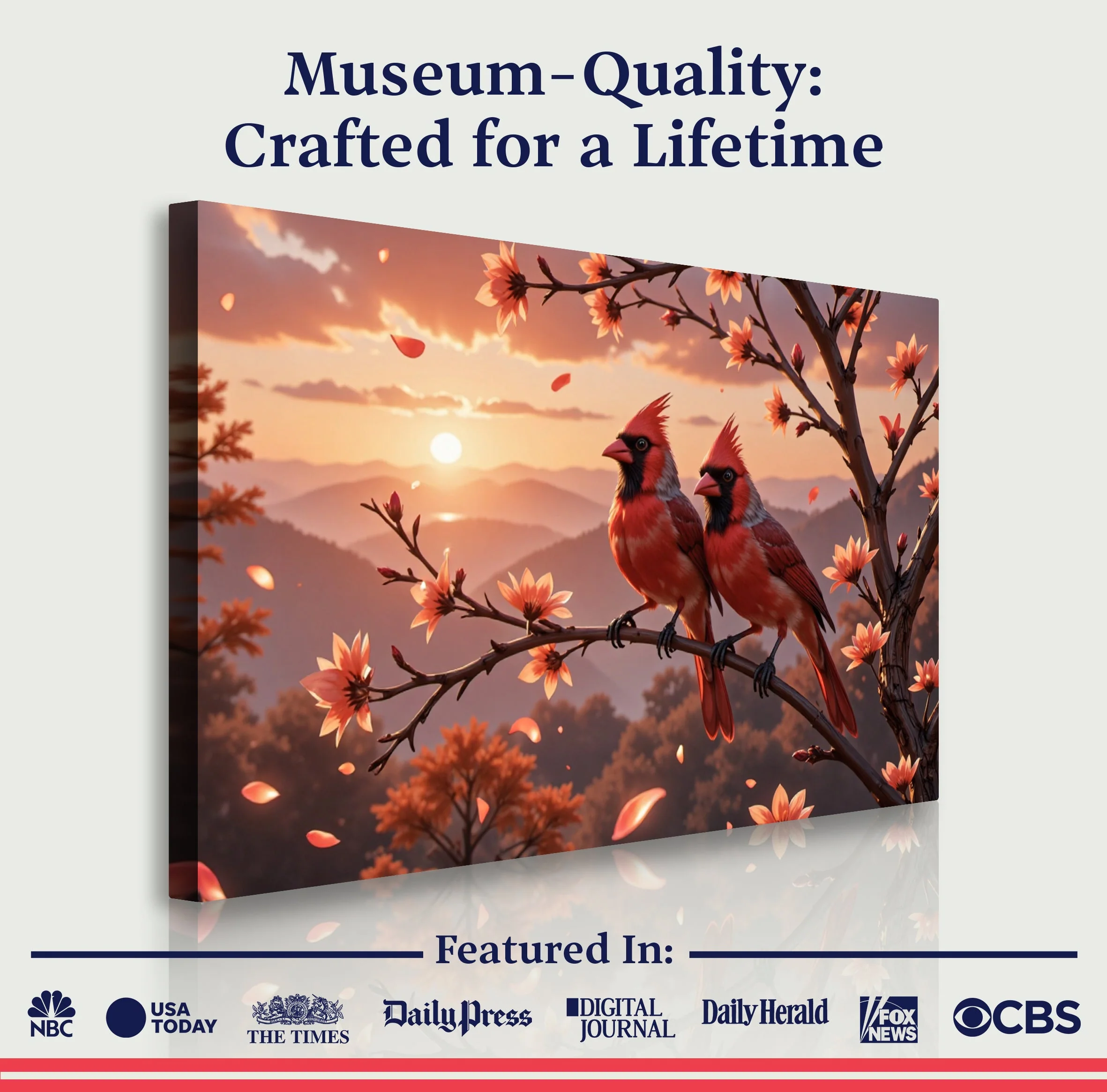 3D Cardinals Wall Art III - Image 6
