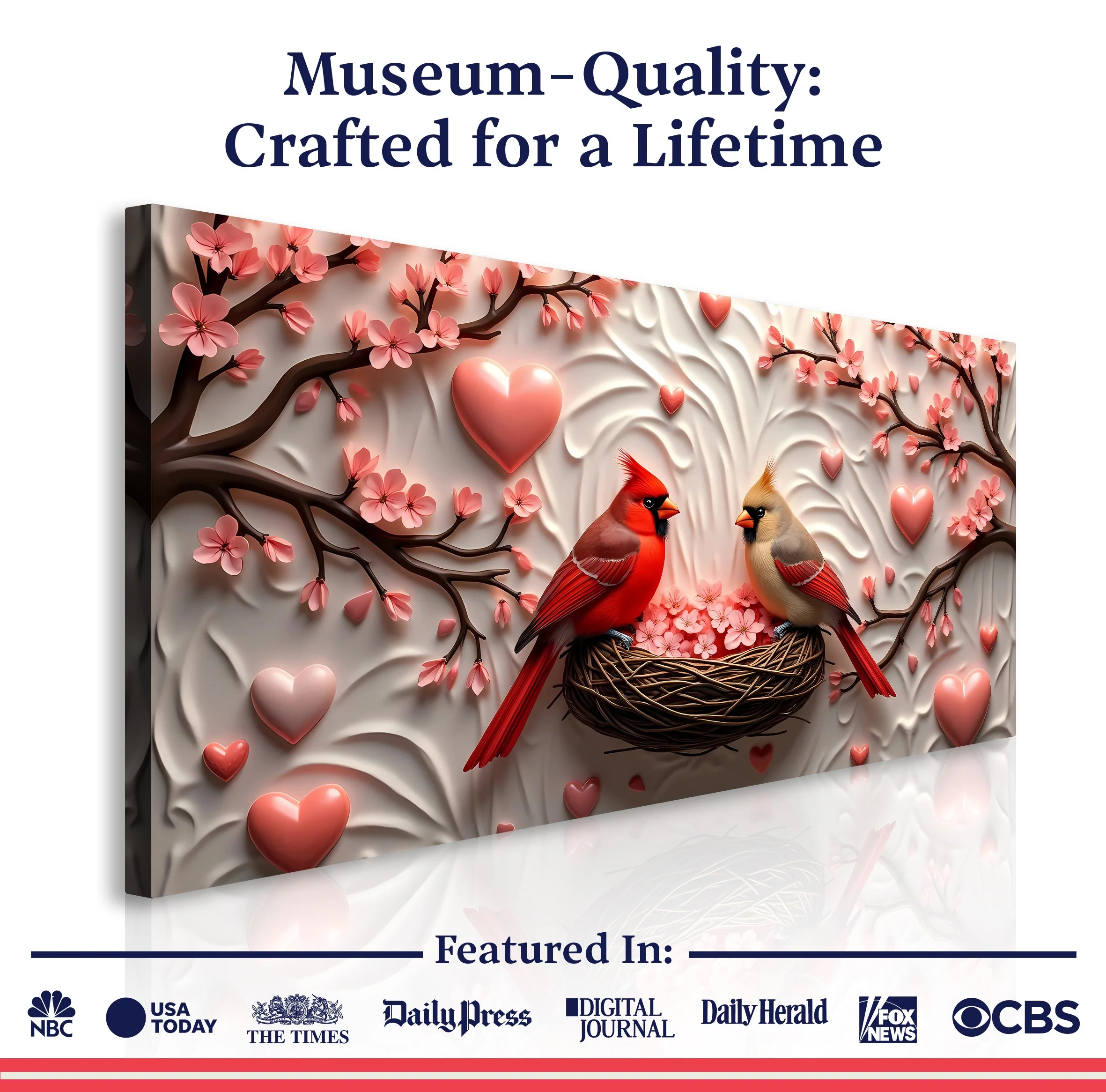 3D Cardinals Wall Art IV - Image 7