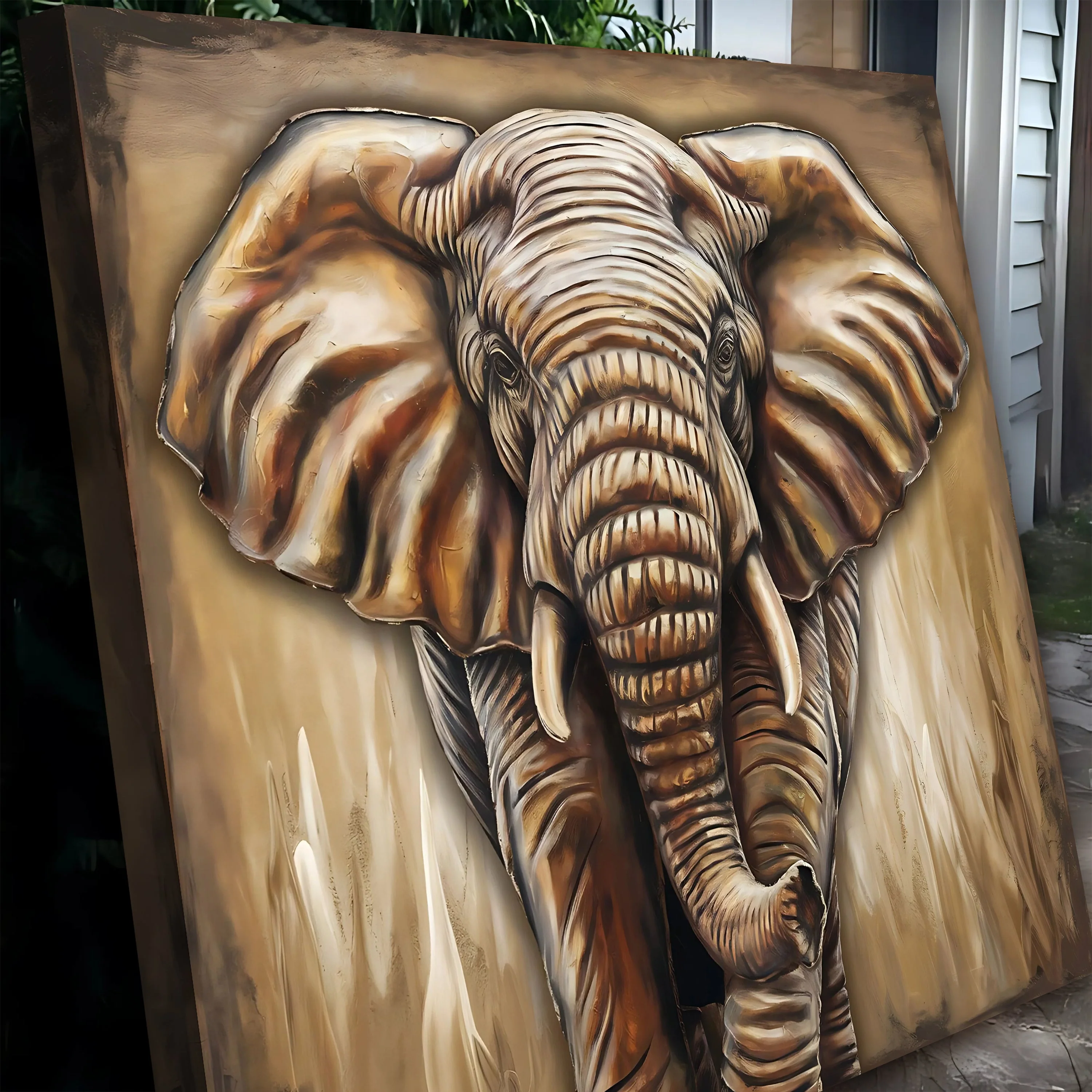 3D Elephant Wall Art - Image 5