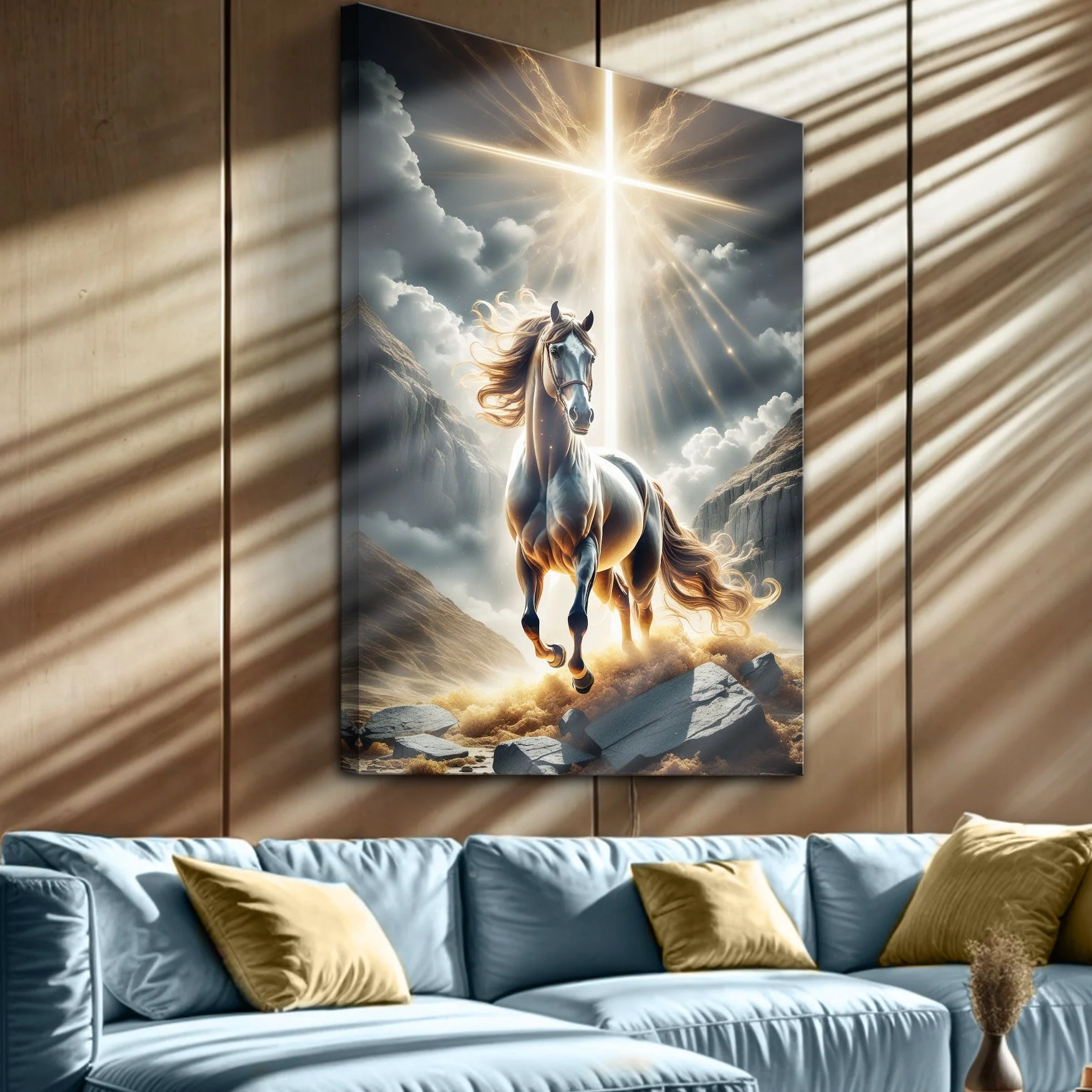 3D Horse Faith Wall Art II - Image 3
