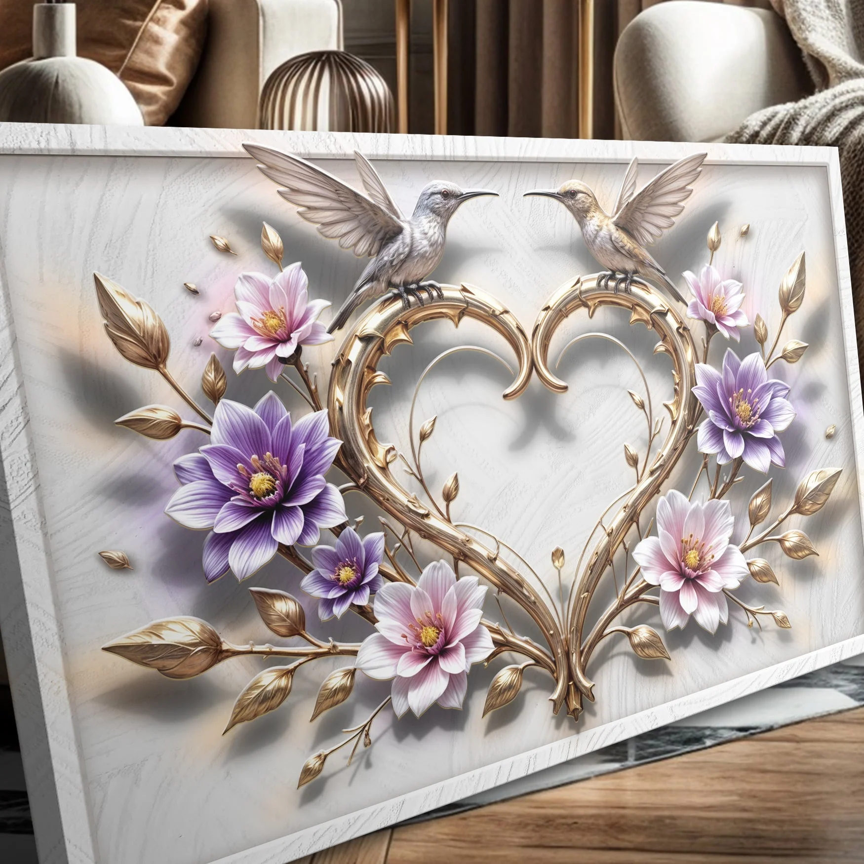 3D Hummingbirds Wall Art V - Image 5