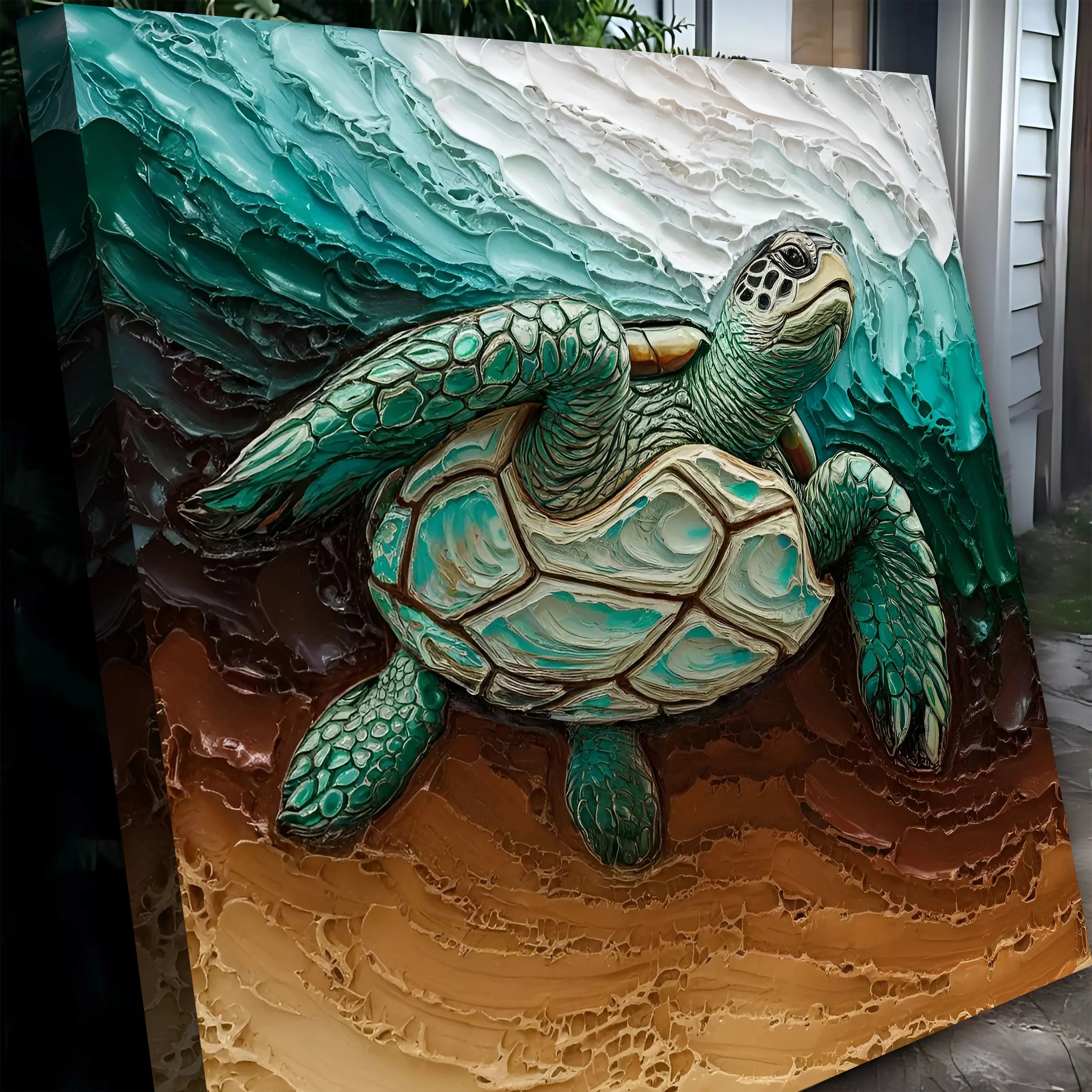 3D Turtle Wall Art - Image 5