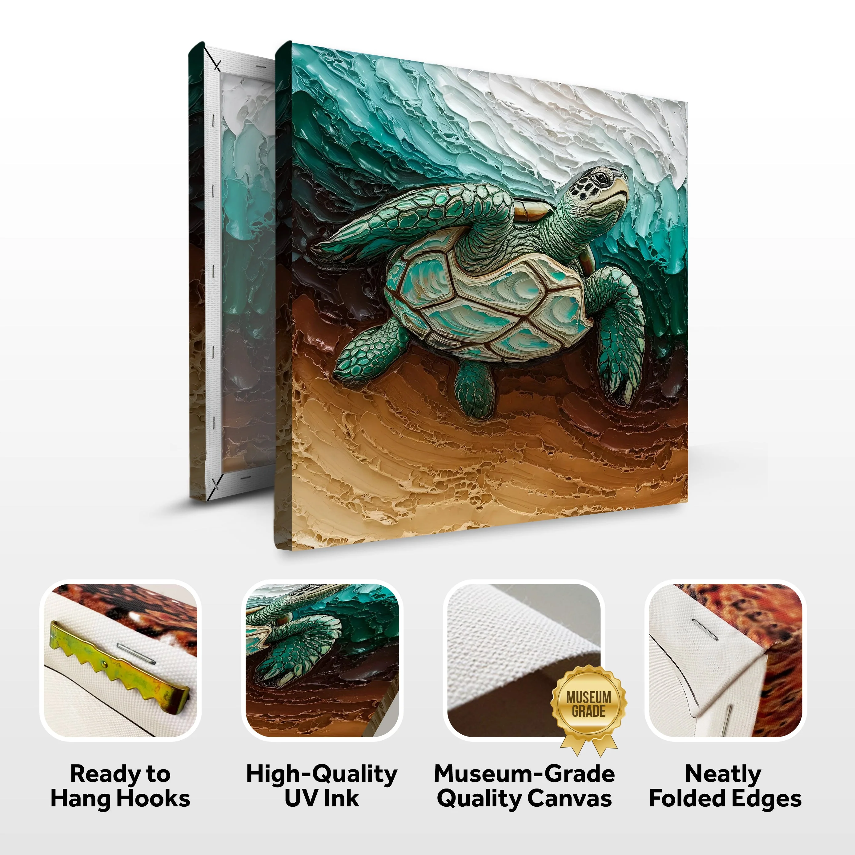 3D Turtle Wall Art - Image 8