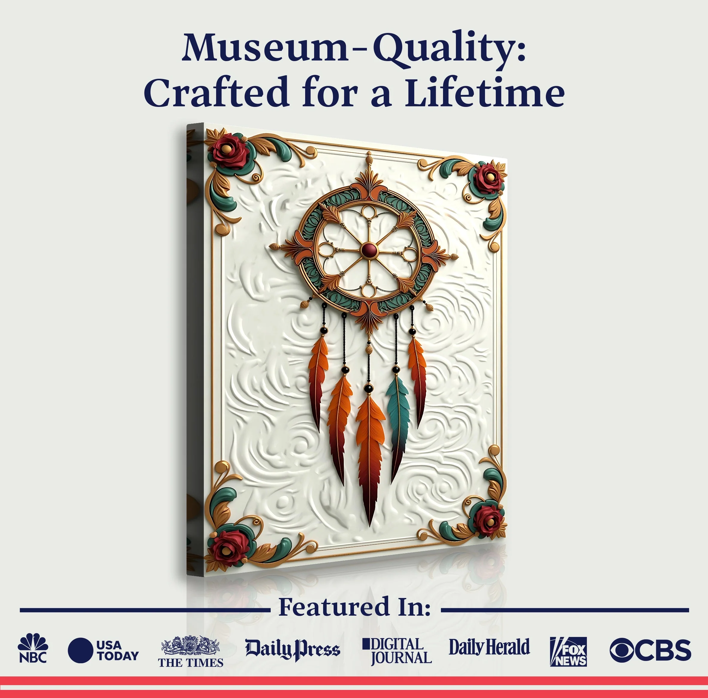 3D Whispering Feathers Wall Art III - Image 8