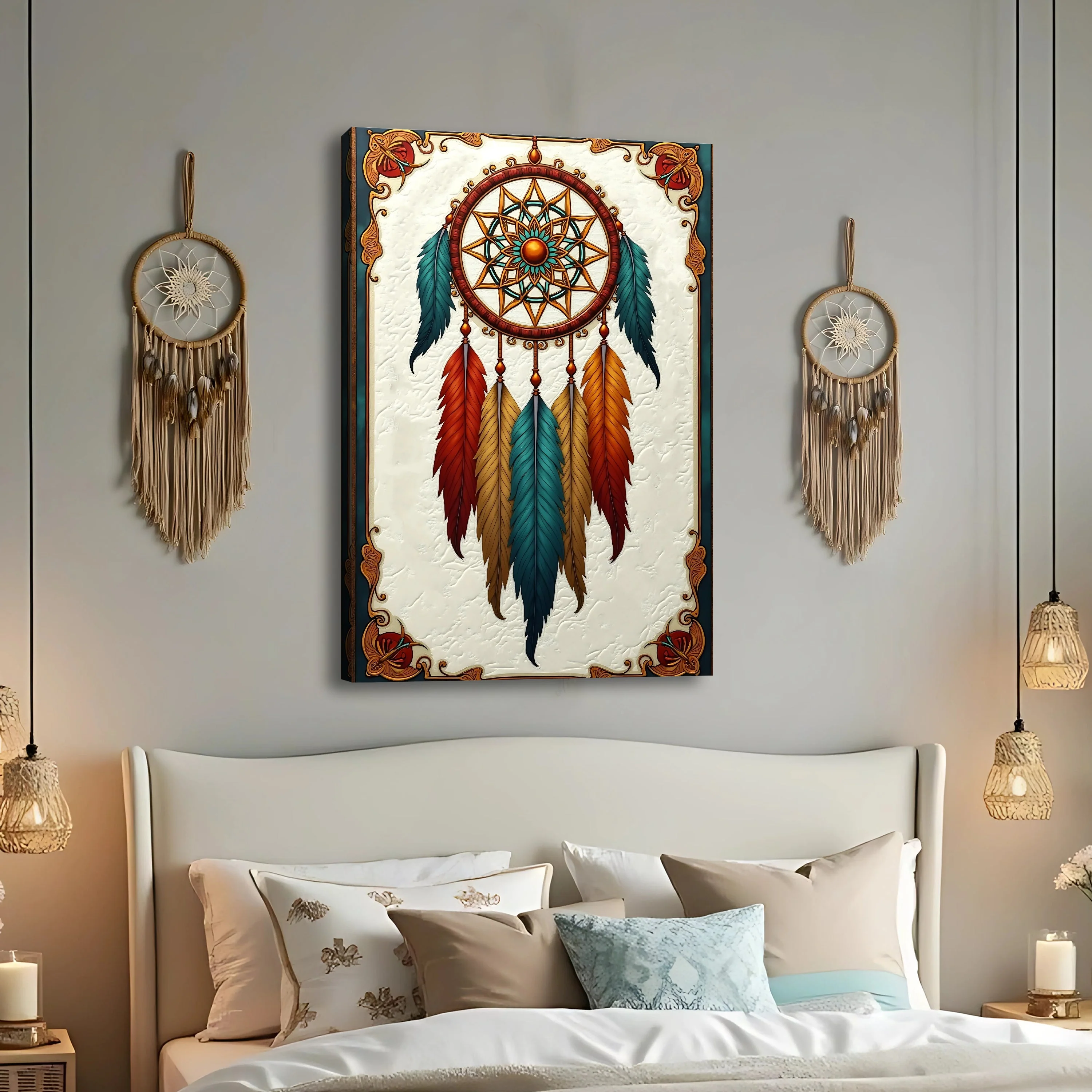 3D Whispering Feathers Wall Art V - Image 3