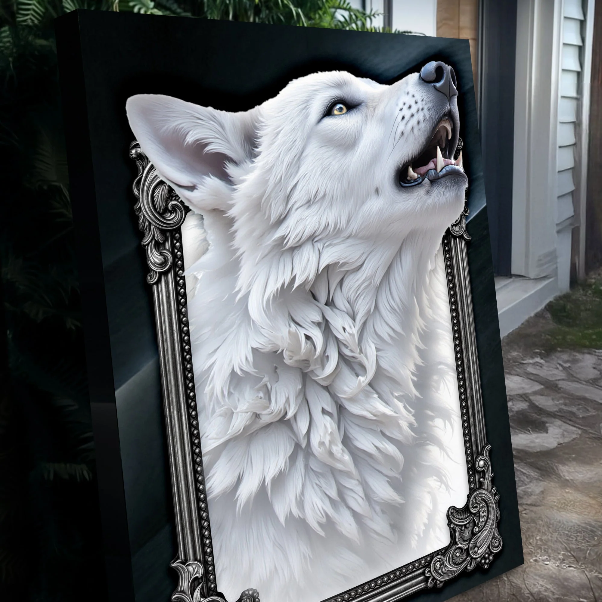3D Wolf Wall Art III - Image 2