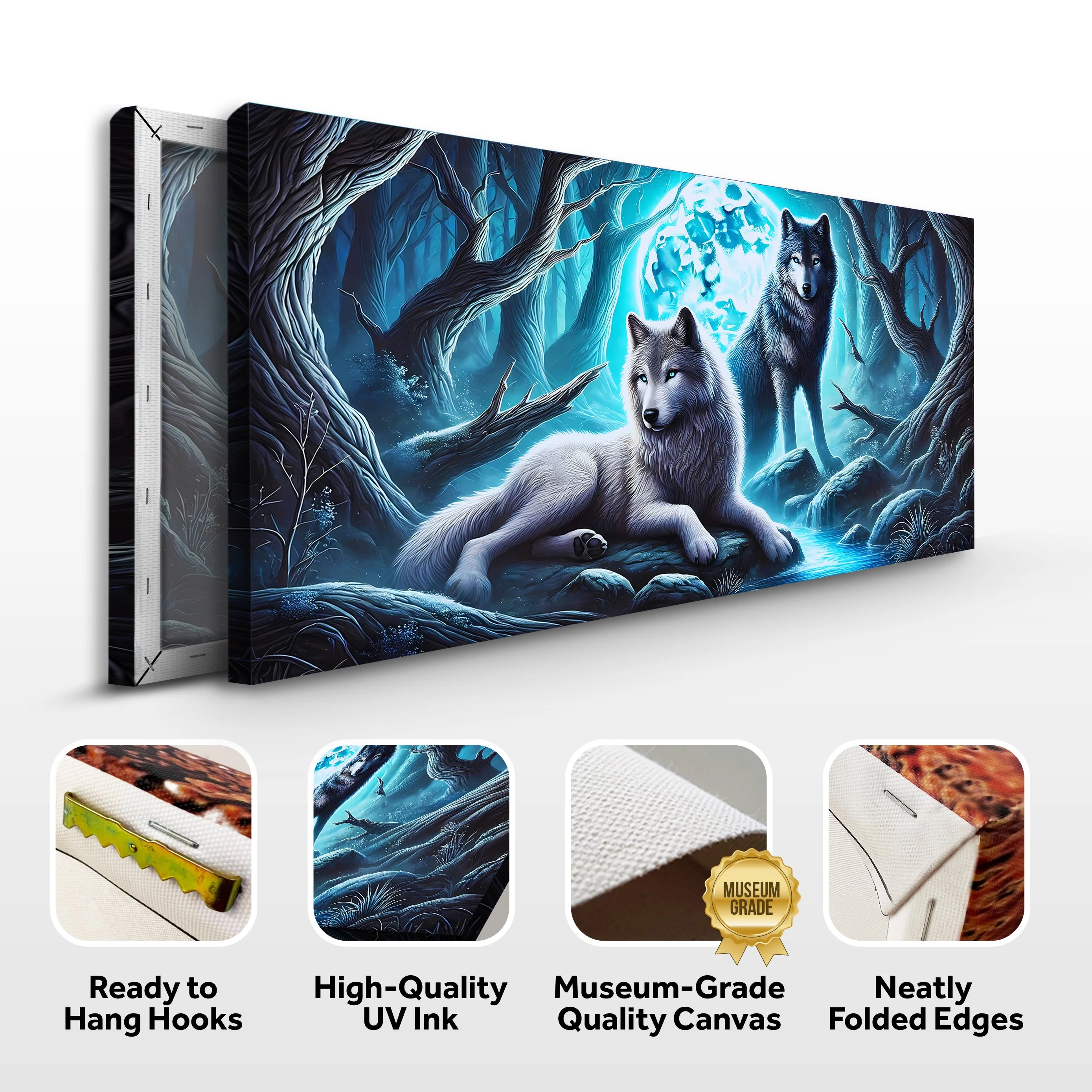 3D Wolves Wall Art - Image 8