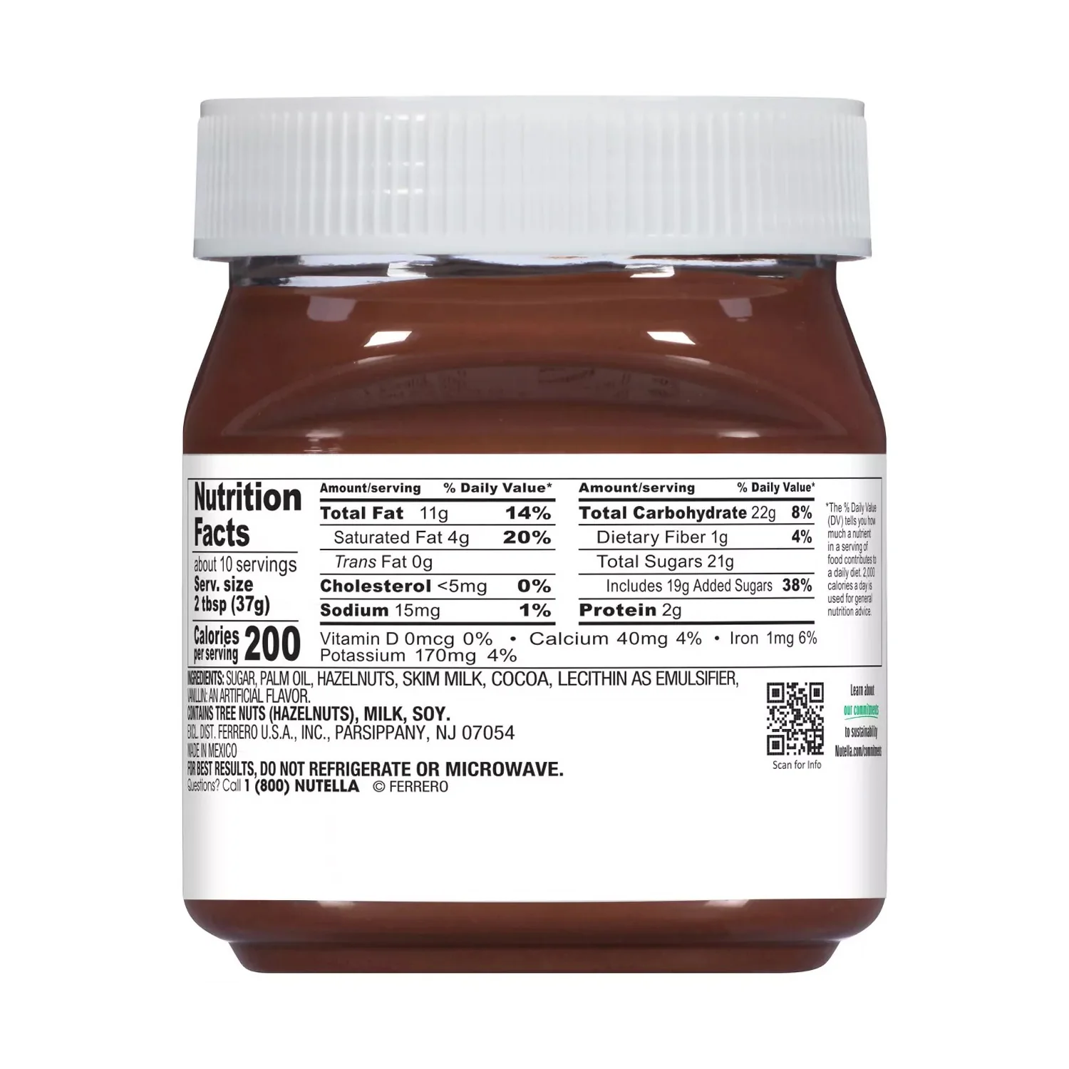 Nutella 371G Plastic - Image 2