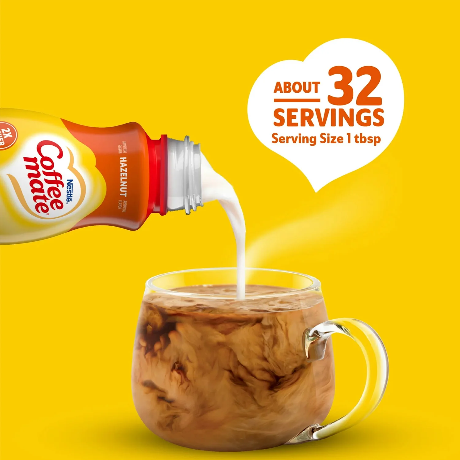 Coffee Mate Hazelnut 16Oz - Image 2