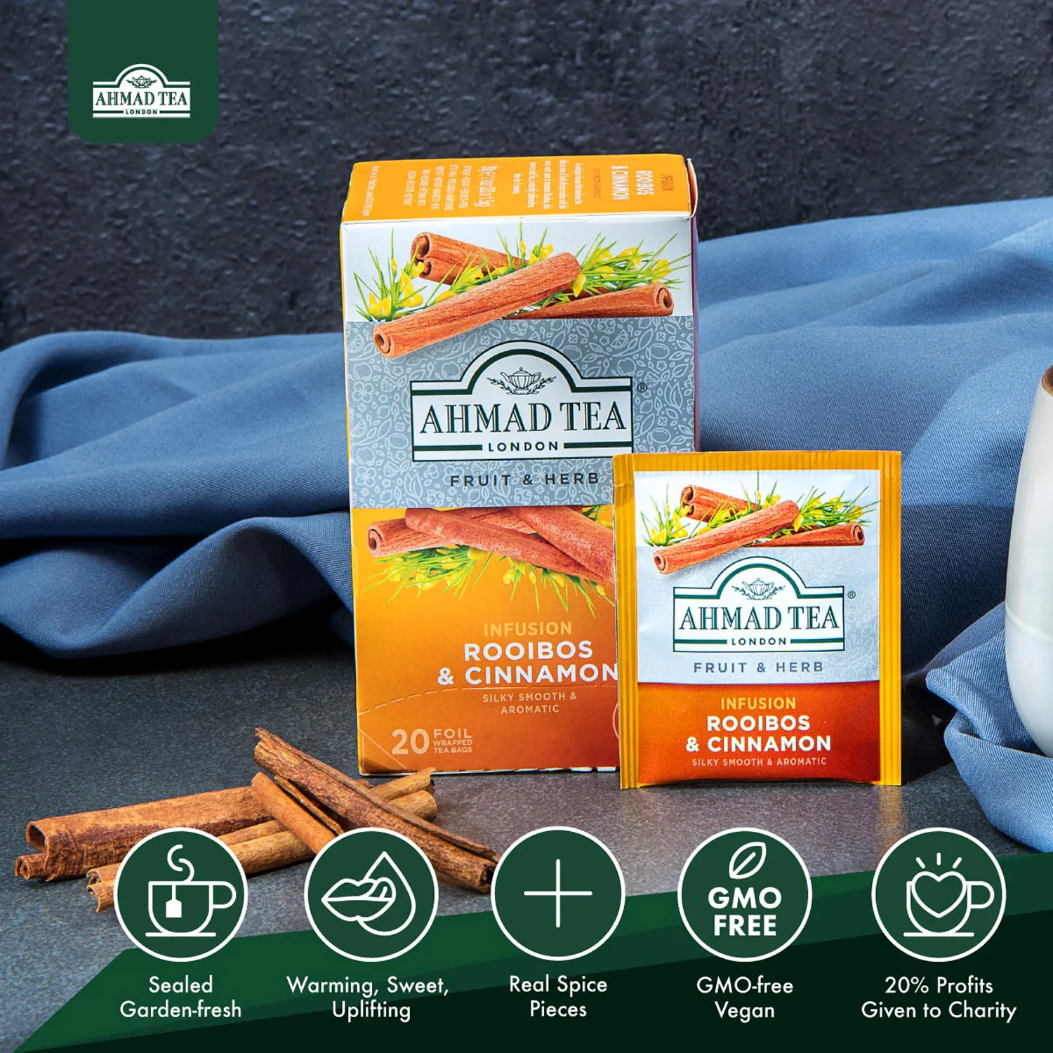 Ahmad Fruit Cinnamon 20 Tb - Image 2