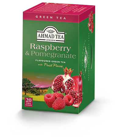 Ahmad Tea Green Raspberry & Pomegranate Tea 20Tb