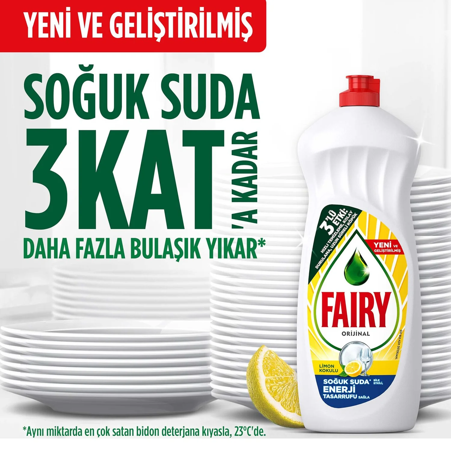 Fairy Detergent Lemon 1500Ml - Image 2