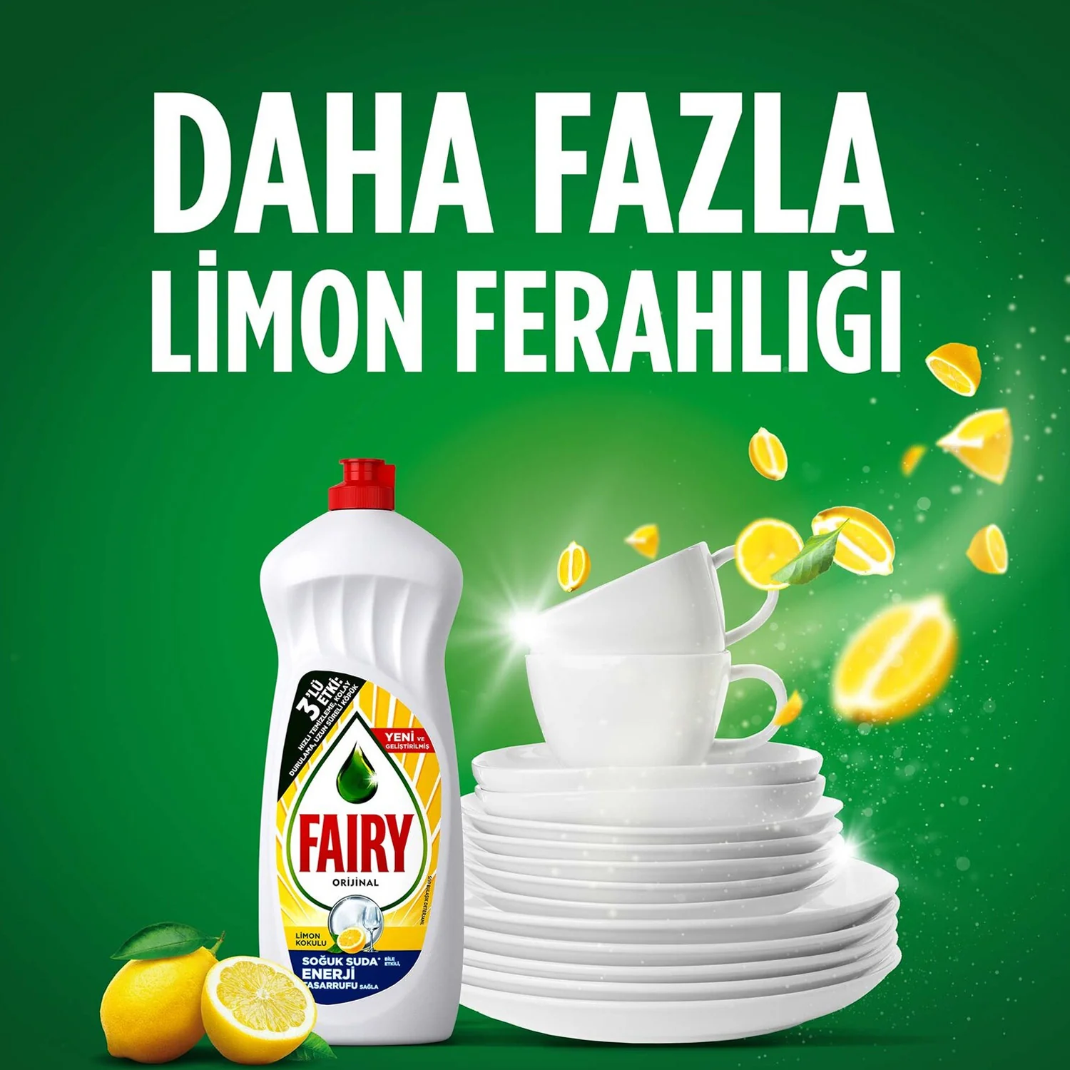 Fairy Detergent Lemon 1500Ml - Image 5