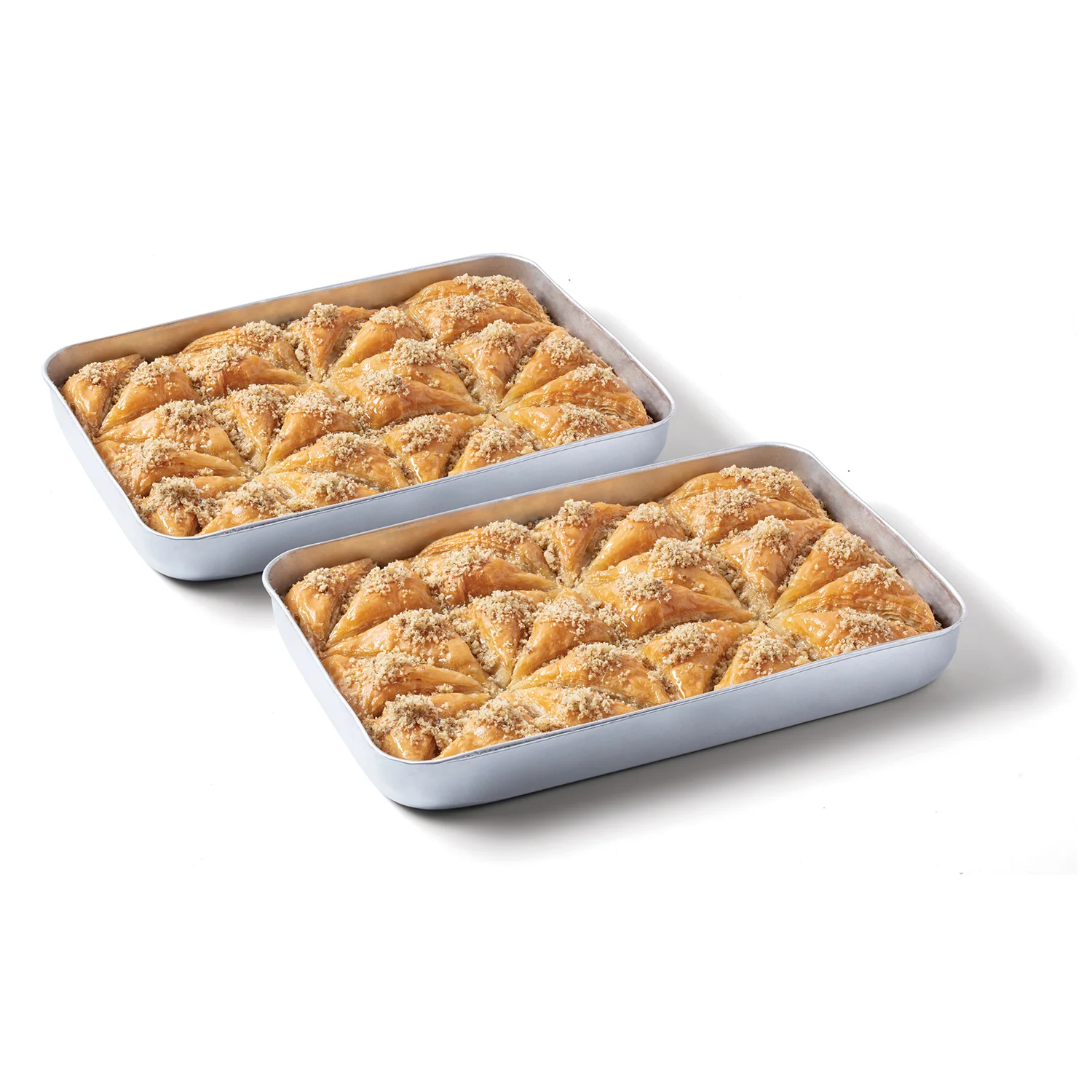 Selam Triangle Slice Walnut Baklava, 48pcs, 5.5lbs (2500g) - Image 2