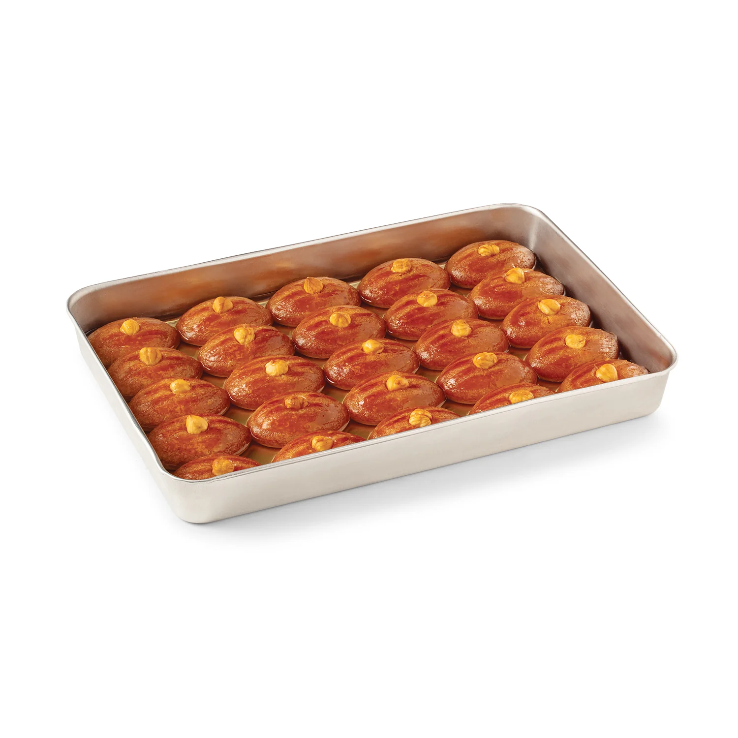 Moda Semolina Cookies in Syrup (Sekerpare), Party Pack, 25pcs, 2.3lbs (1040g) - Image 2