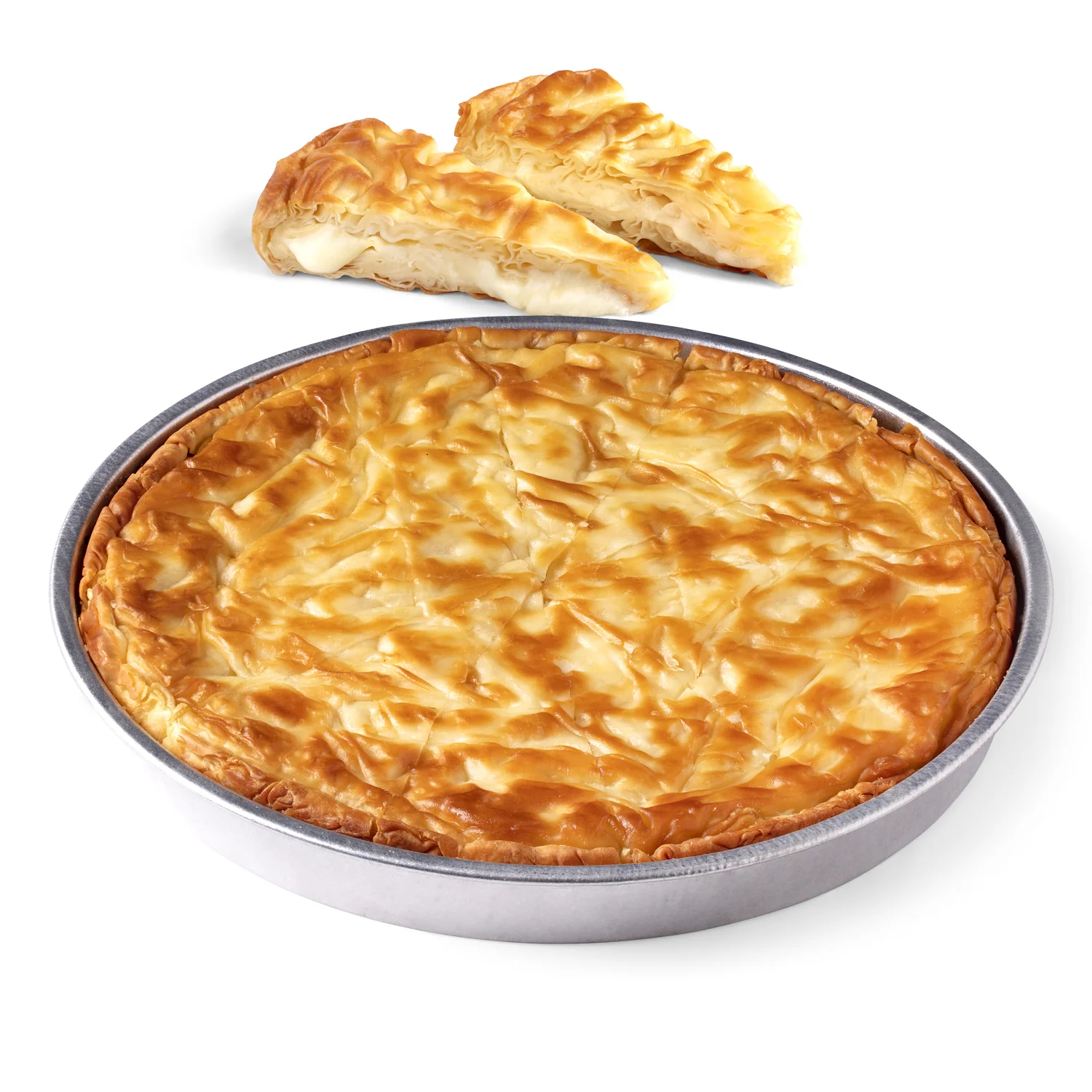 Moda Borek, Anatolian Cheese Pastry, Round Tray, Family Pack, 2lbs (907g) - Image 2
