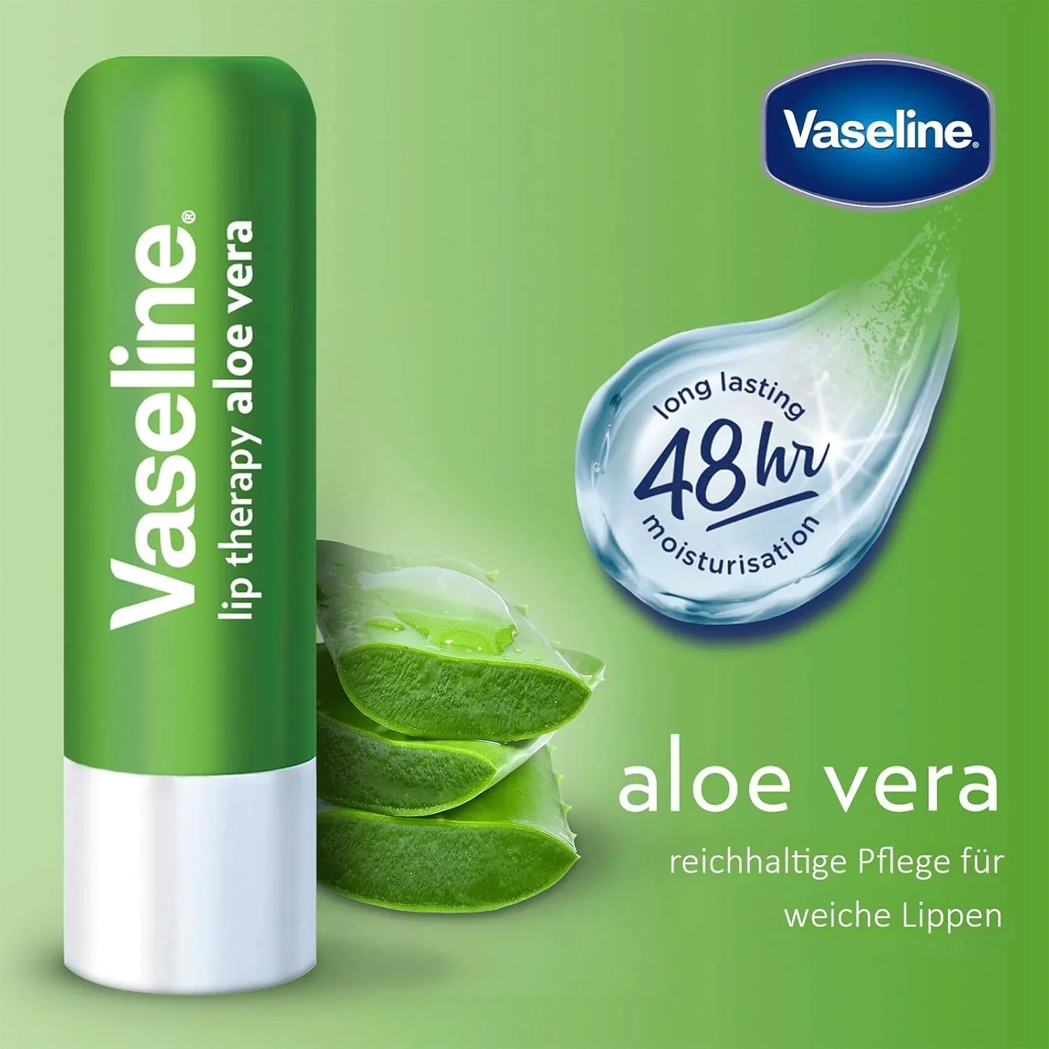 Vaseline Lip Therapy Aloe Vera Stick 16Oz - Image 2