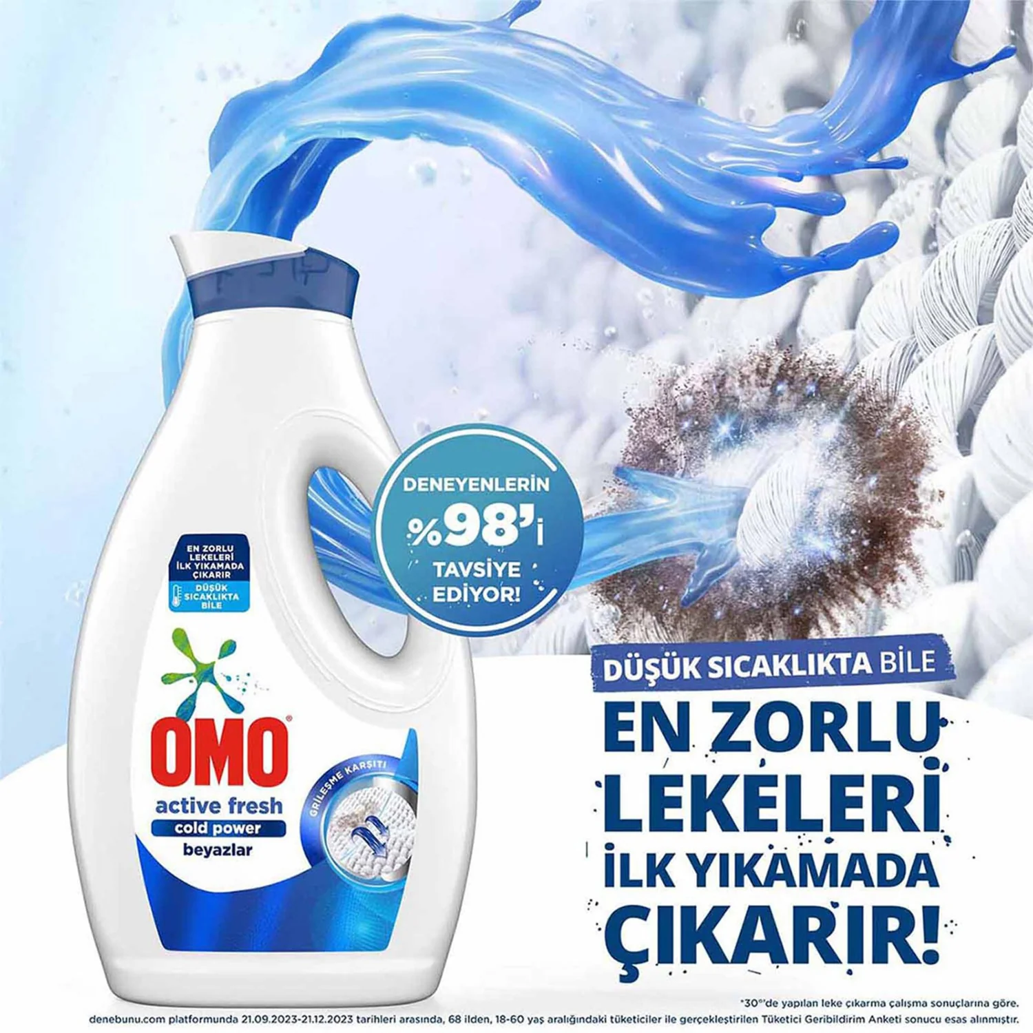 Omo Detergent Liquid White 1.69Lt - Image 3