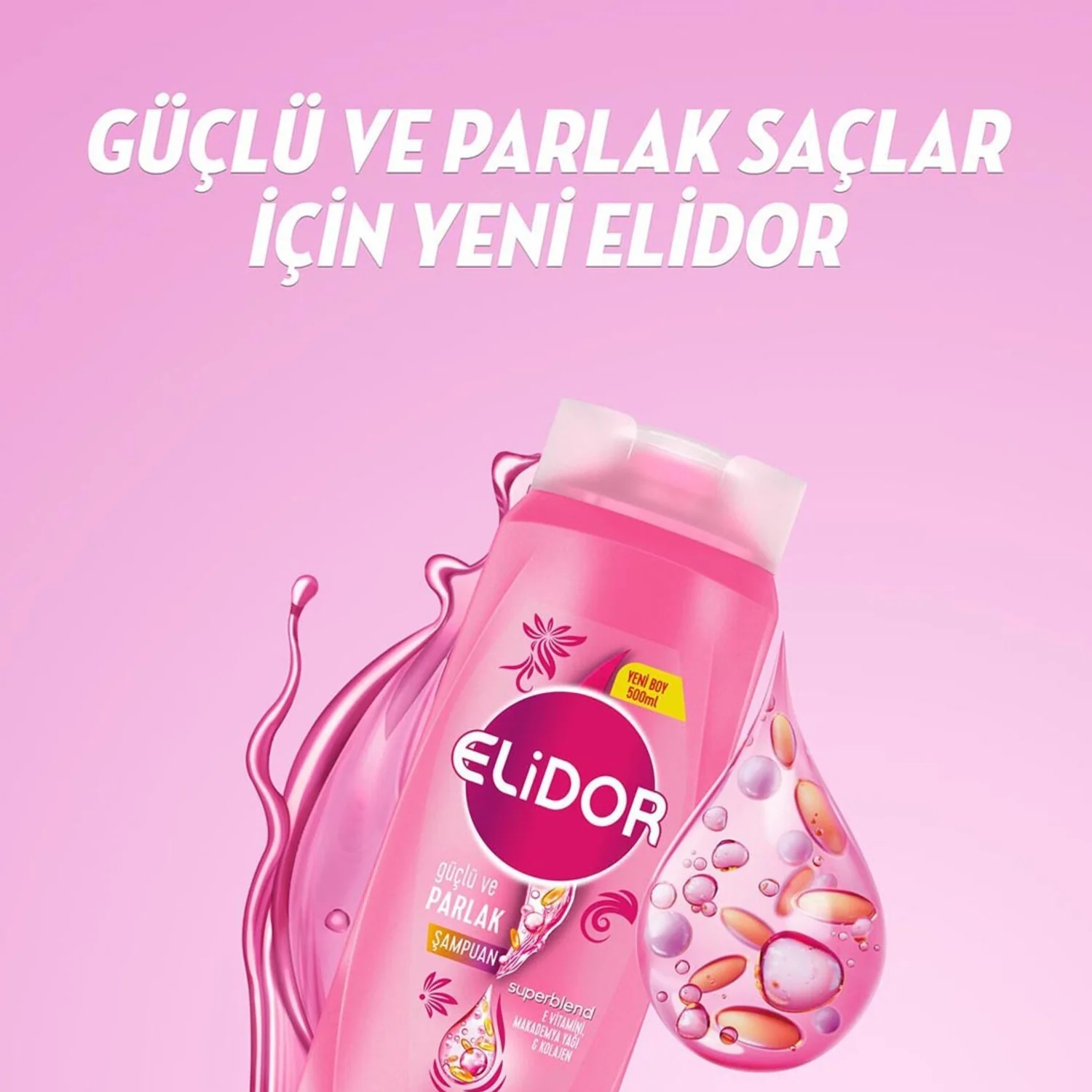 Elidor Shampoo Strong & Shiny 500Ml - Image 3