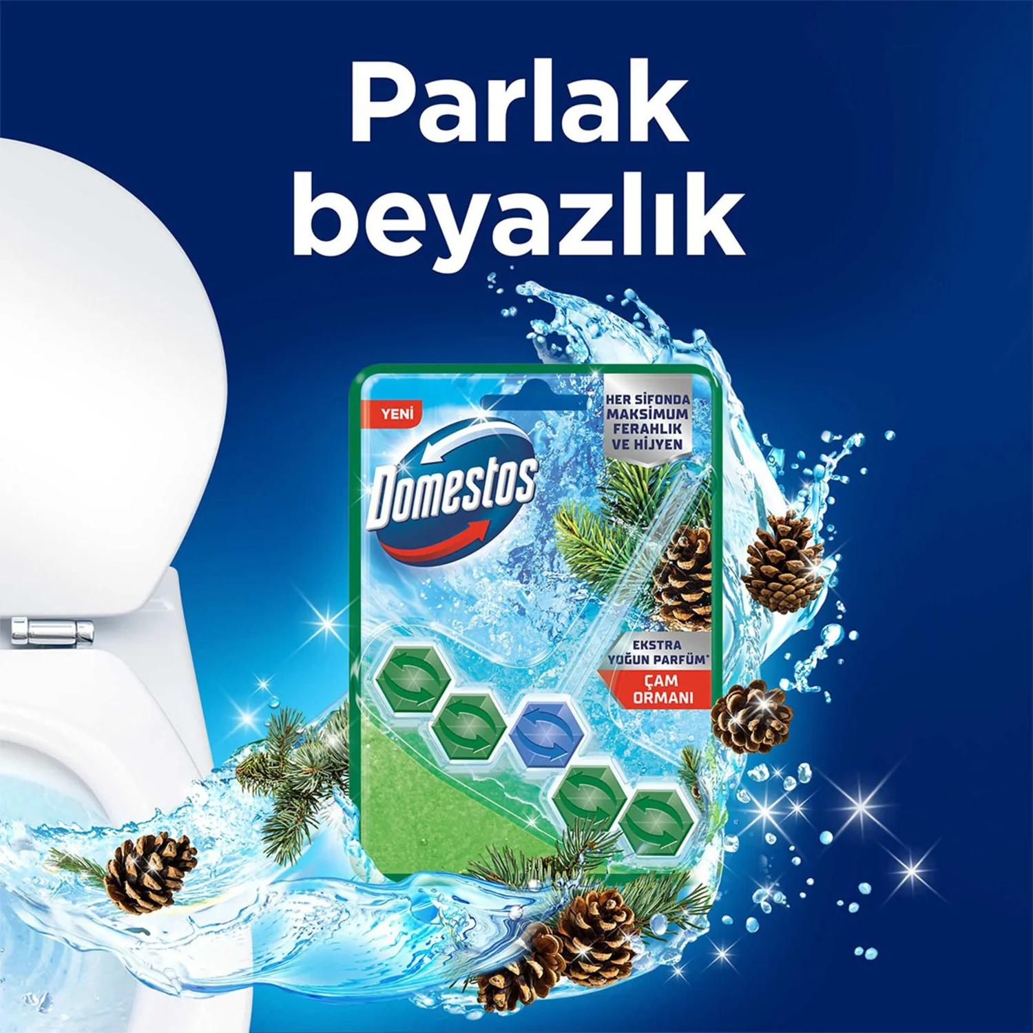 Domestos Wc Block Pine 50G - Image 4
