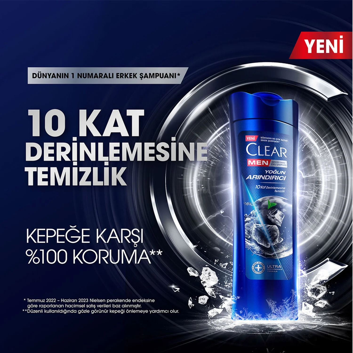 Clear Shampoo Intense Men 350Ml - Image 3