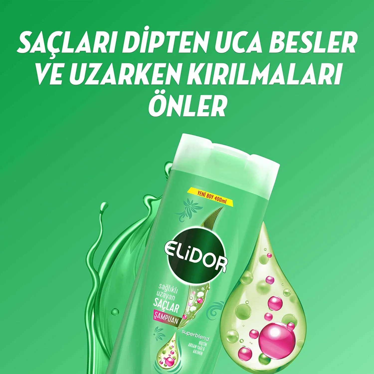 Elidor Shampoo Healthy 400Ml - Image 3