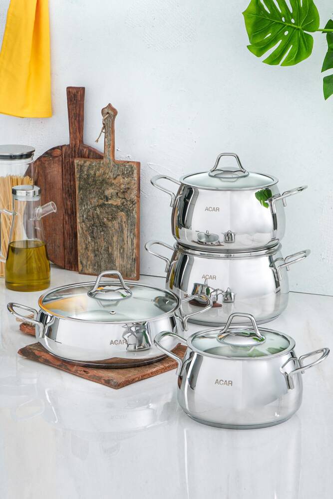 Acar Karat Focus 8Pc Pot Set