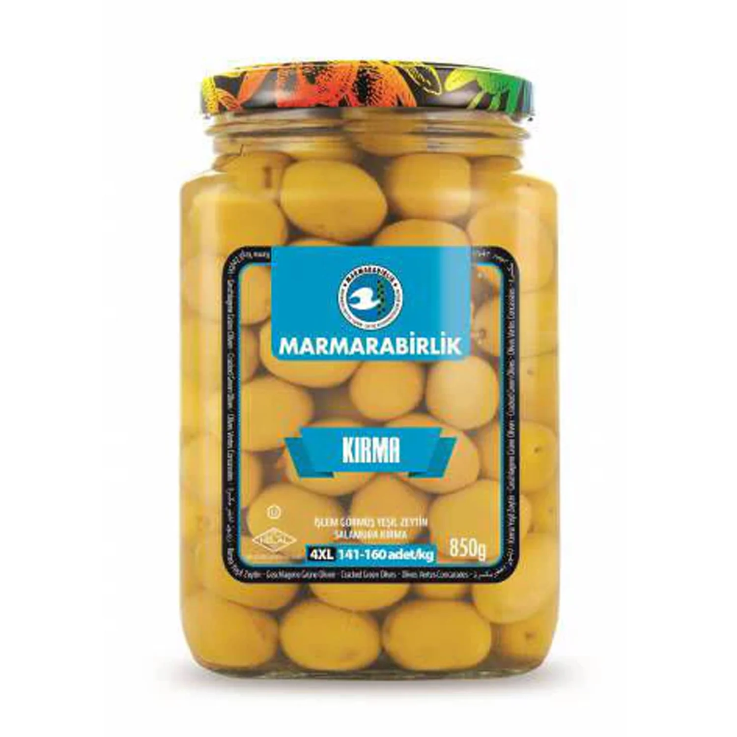 Marmarabirlik Cracked Green Olive 850G