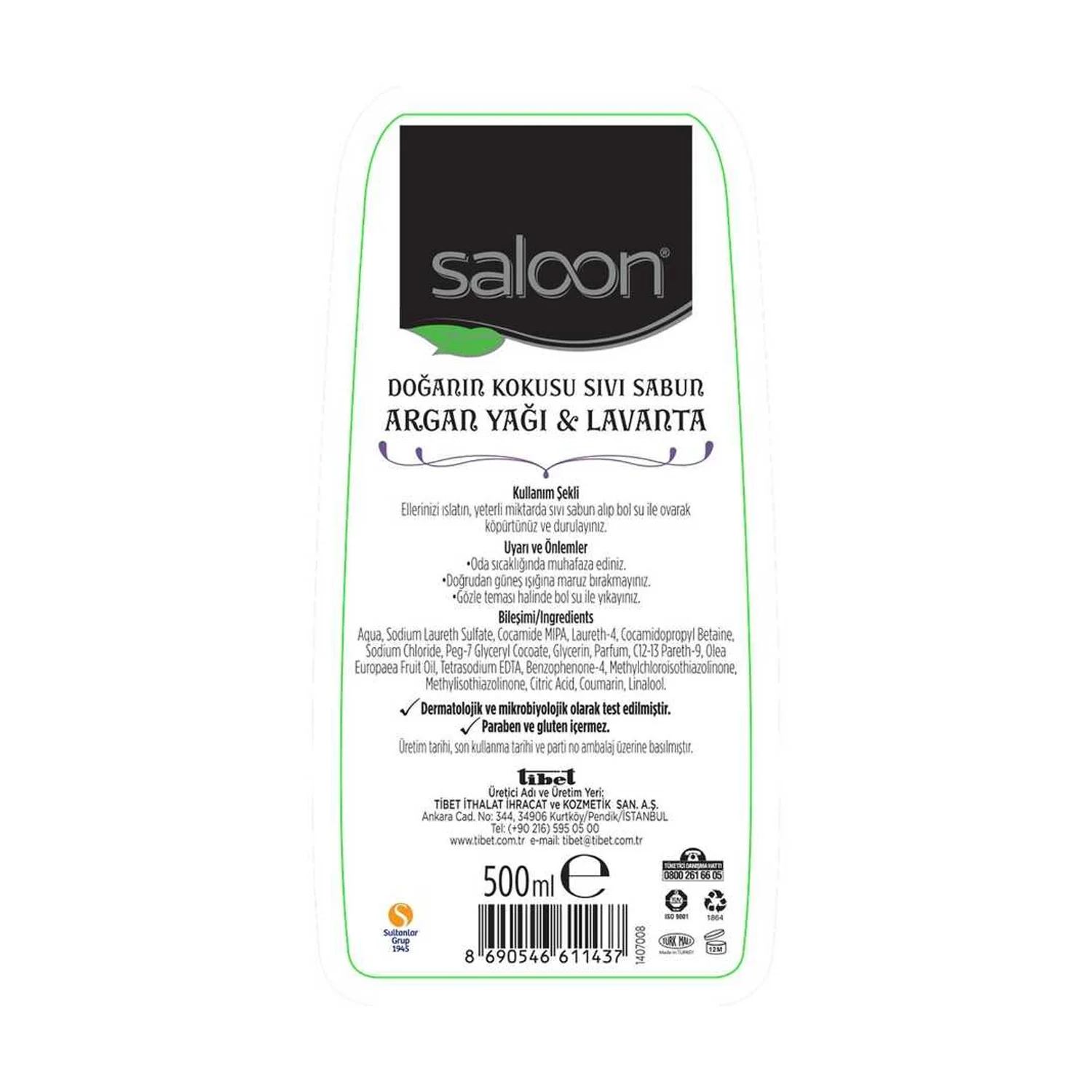 Saloon Argan Oil Soap 500Ml - Image 2