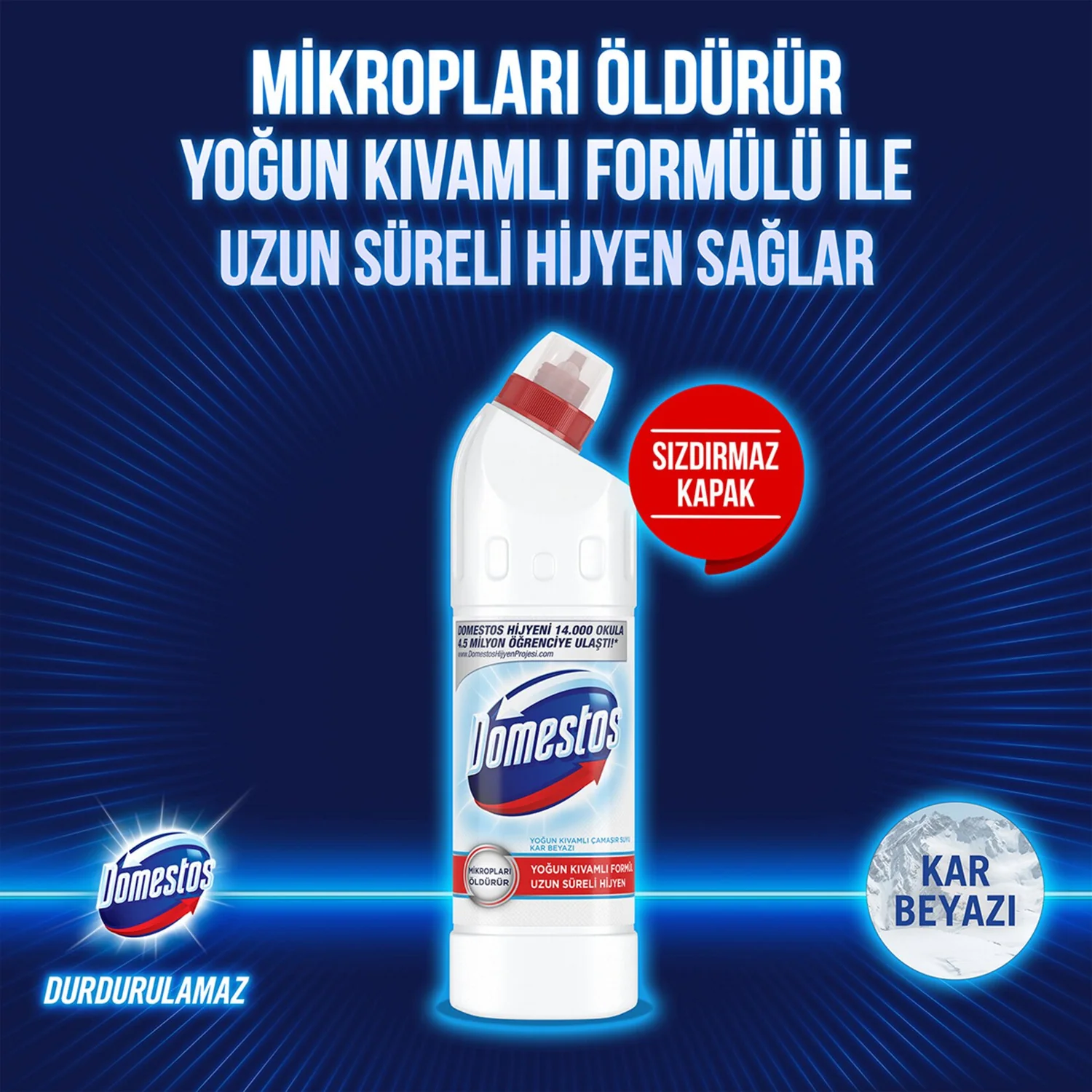 Domestos Bleach Snow White 750Ml - Image 4