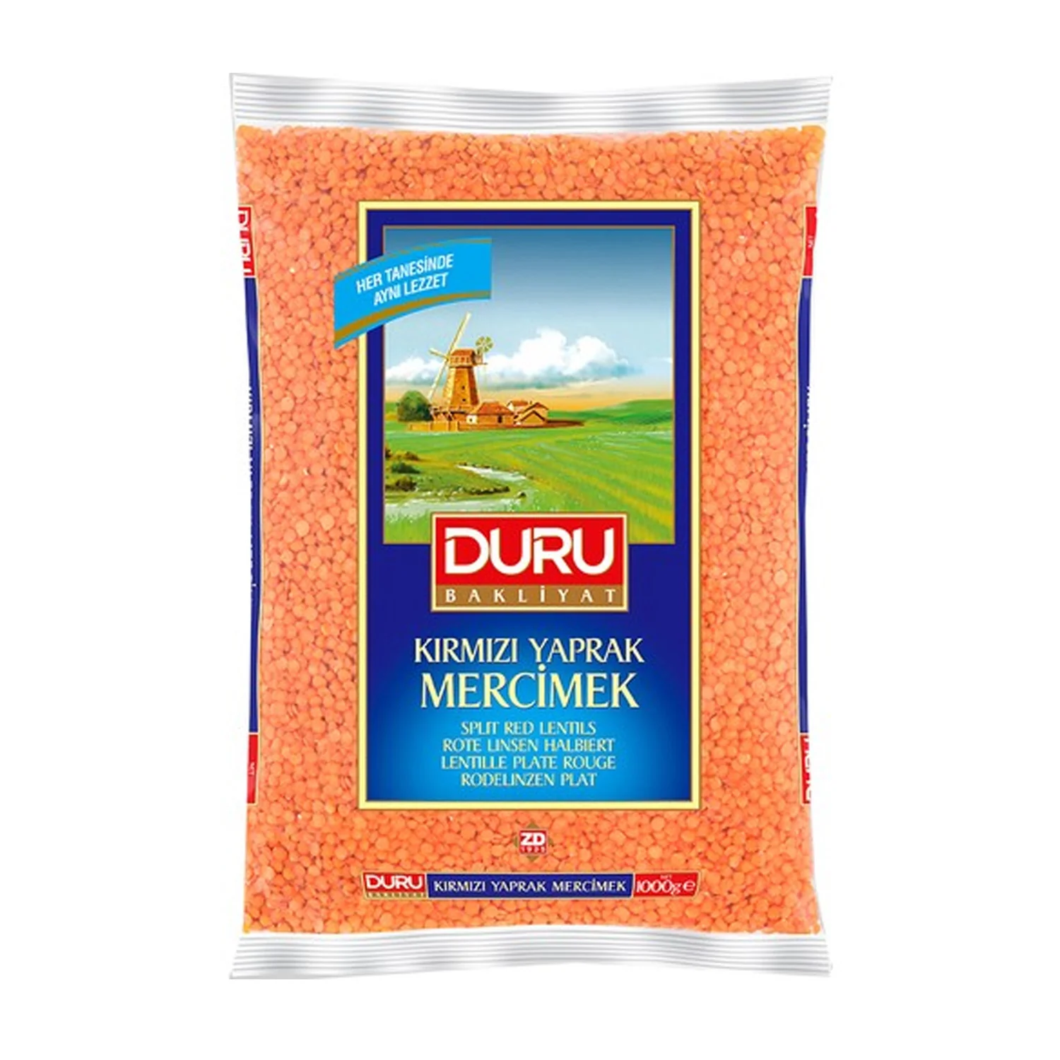 Duru Split Red Lentil 2Kg