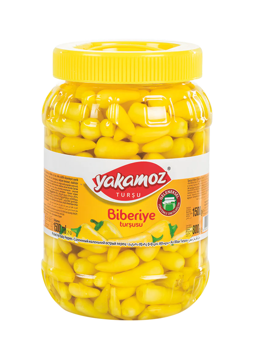 Yakamoz Hot Baby Pepper Pickle 1500G