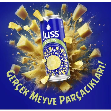 Juss Pulpy Pineapple 250Ml