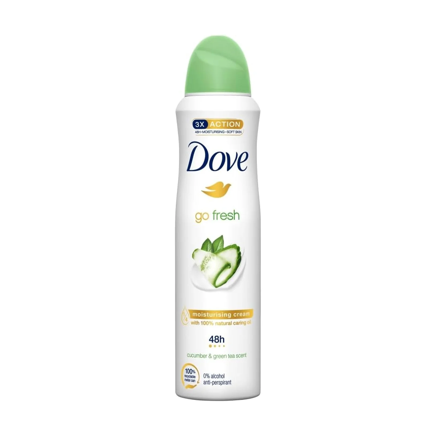 Dove Body Spray Cucumber Scent 150