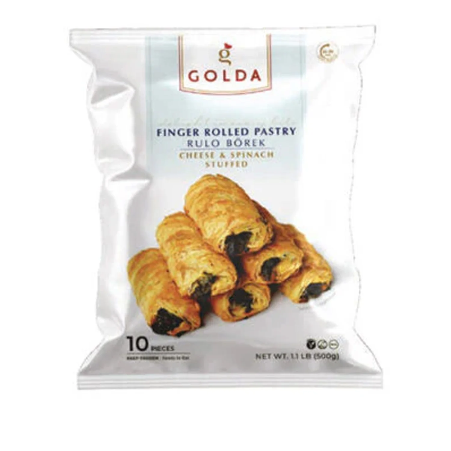 Golda Rolled Cheese Spinach 500