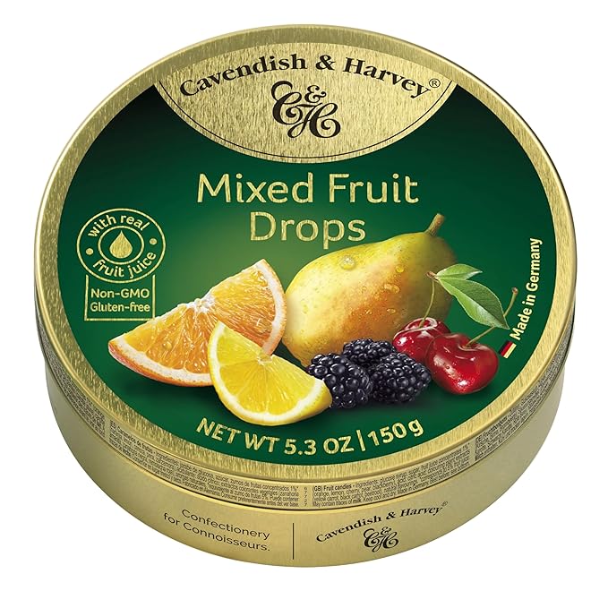 Cavendish Fruit Drops 5.3Oz