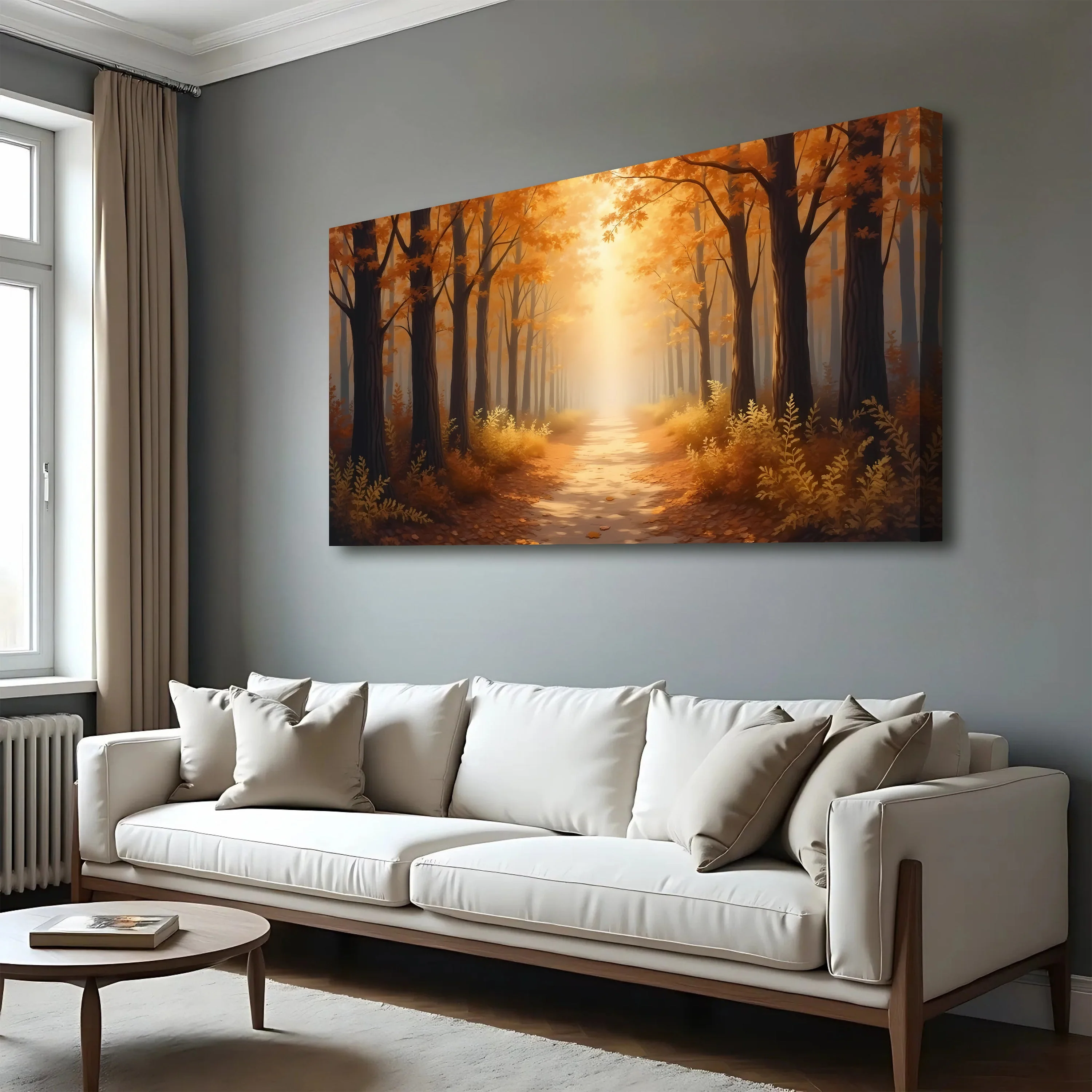 Abstract Forest Landscape Wall Art - Image 4
