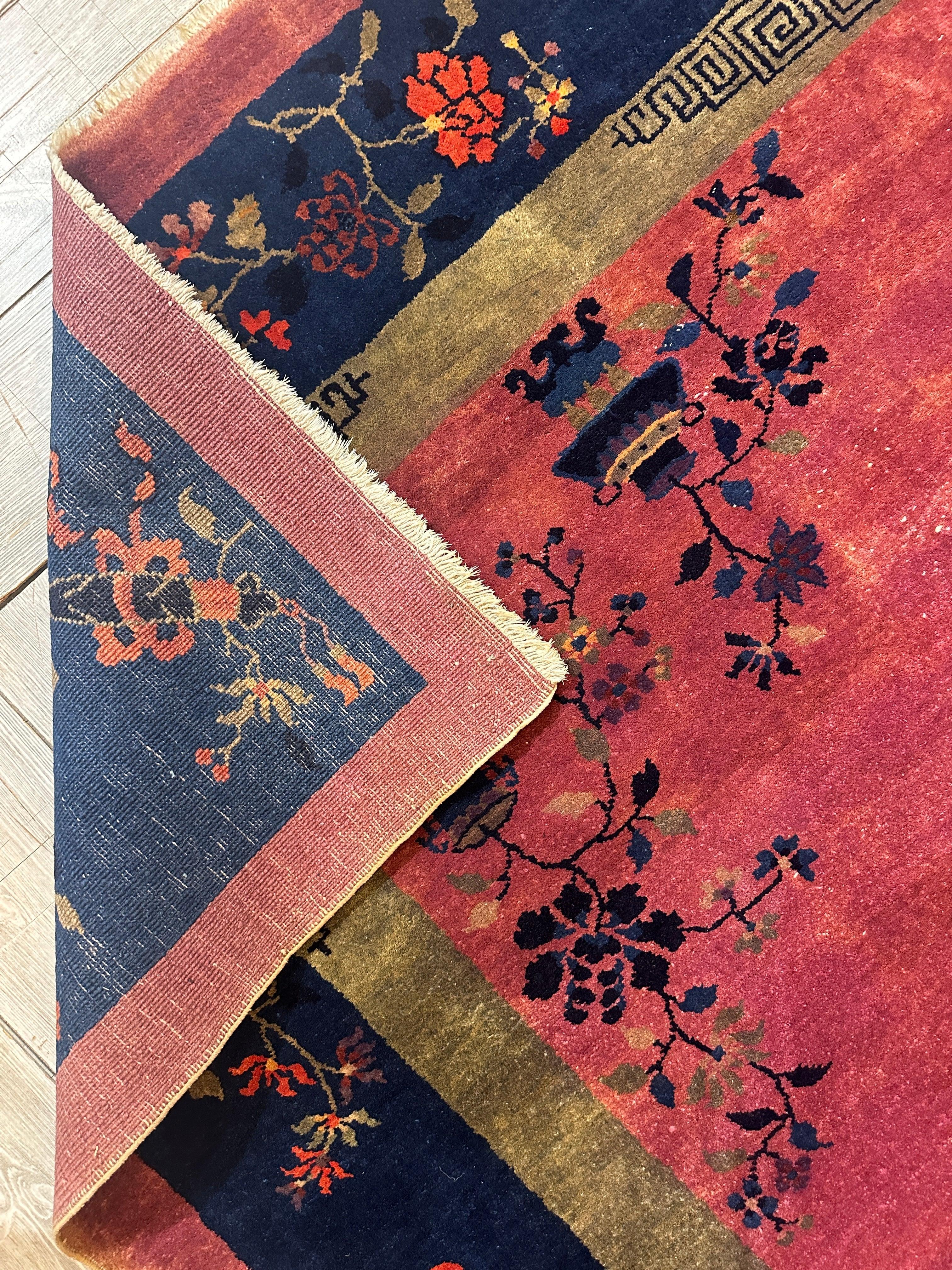 Antique Nicholas Chinese Art Deco Rug - 8'2" X 9'9" - Image 21