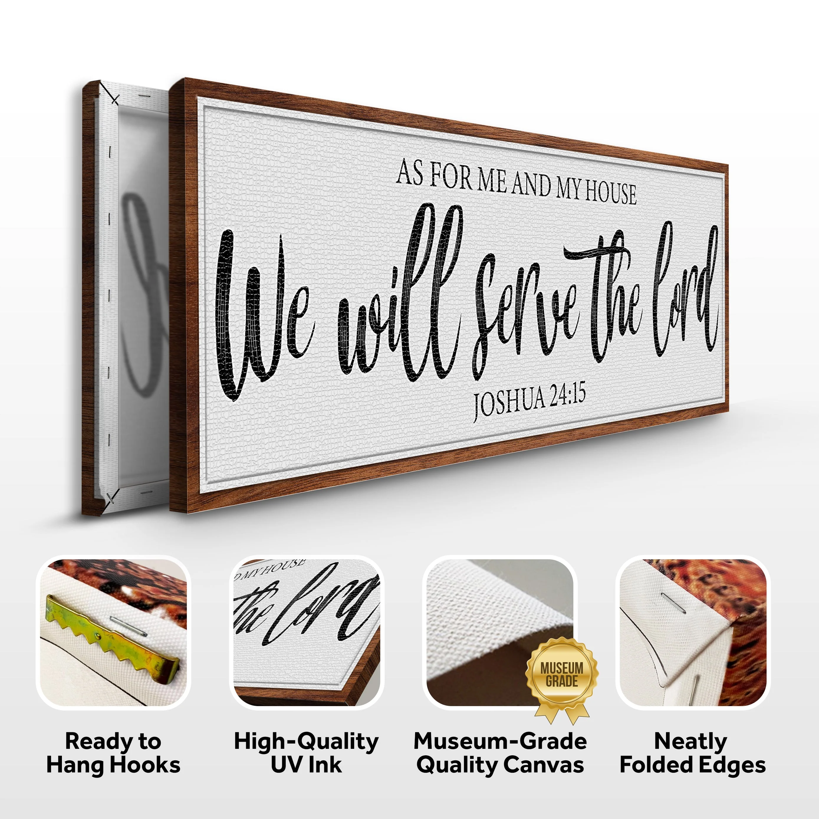 As For Me And My House We Will Serve The Lord Faith Sign II - Image 6