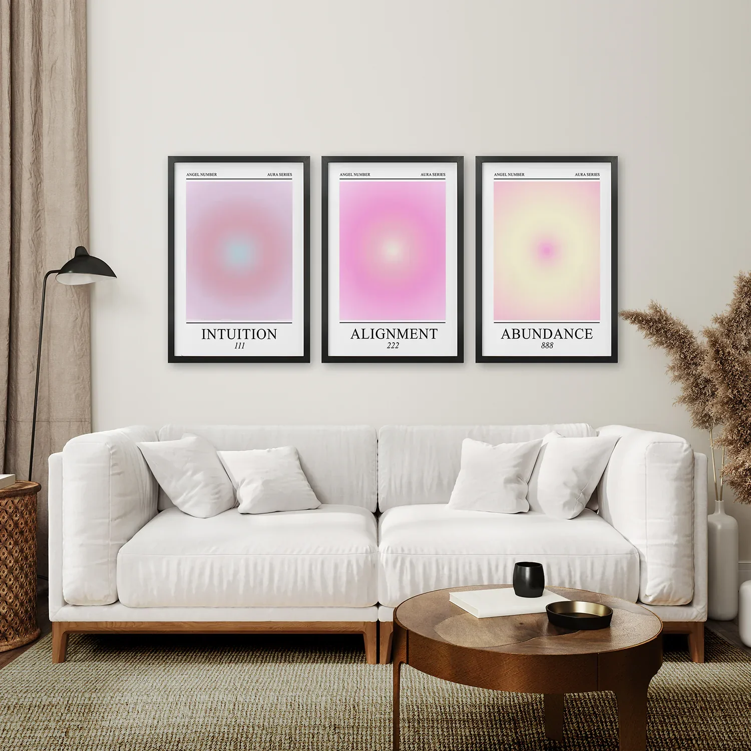 Aura Energy Spiritual Gradient Wall Art Set - Image 2