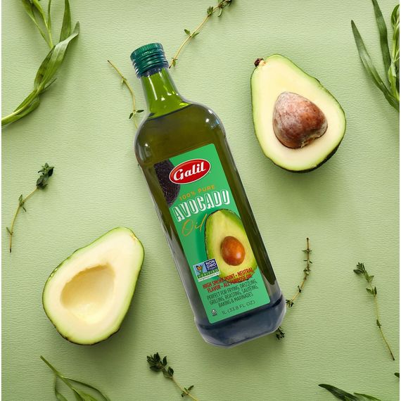 100% Pure Avocado Oil, 1L Glass, Galil - Image 4