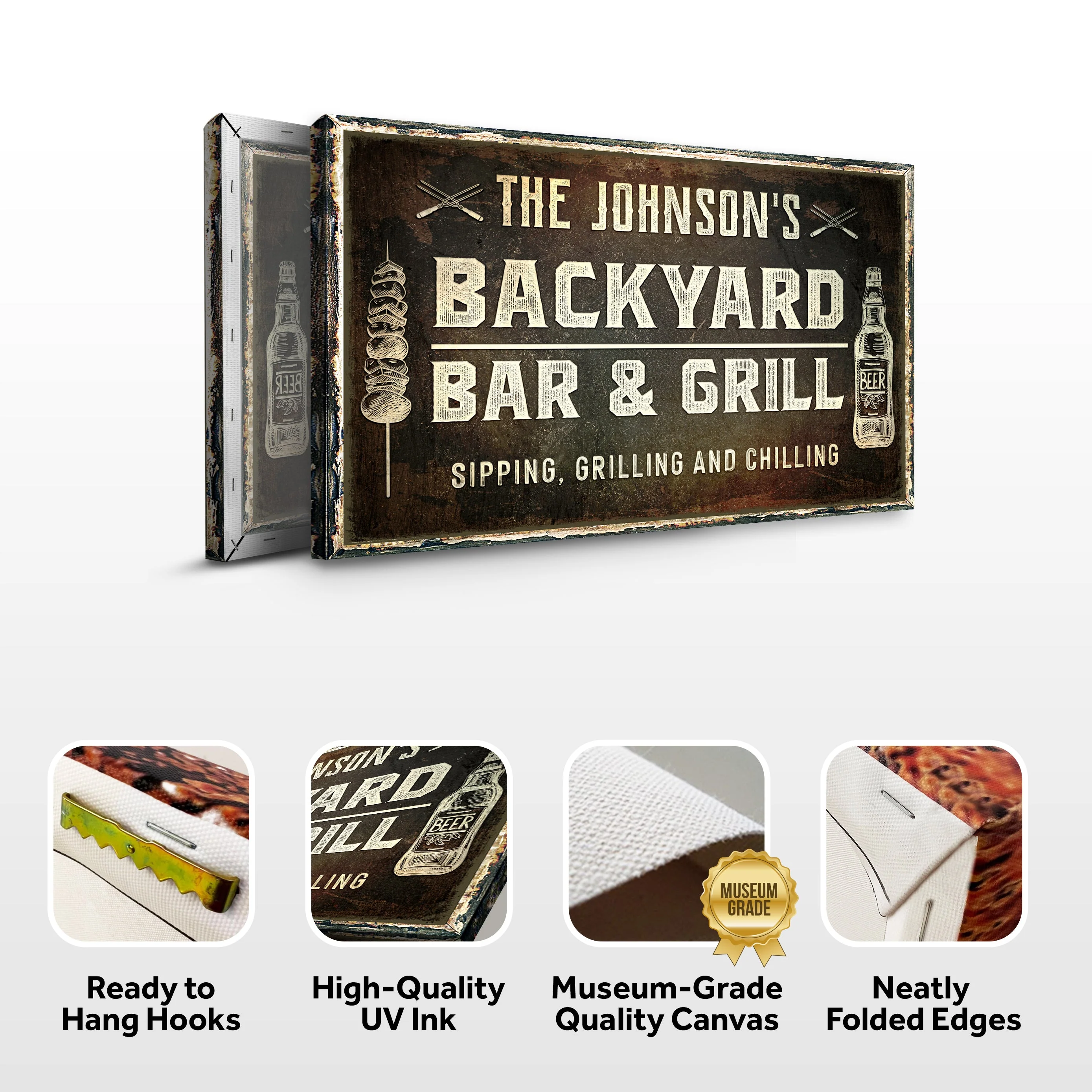 Backyard Bar And Grill Sign - Image 4