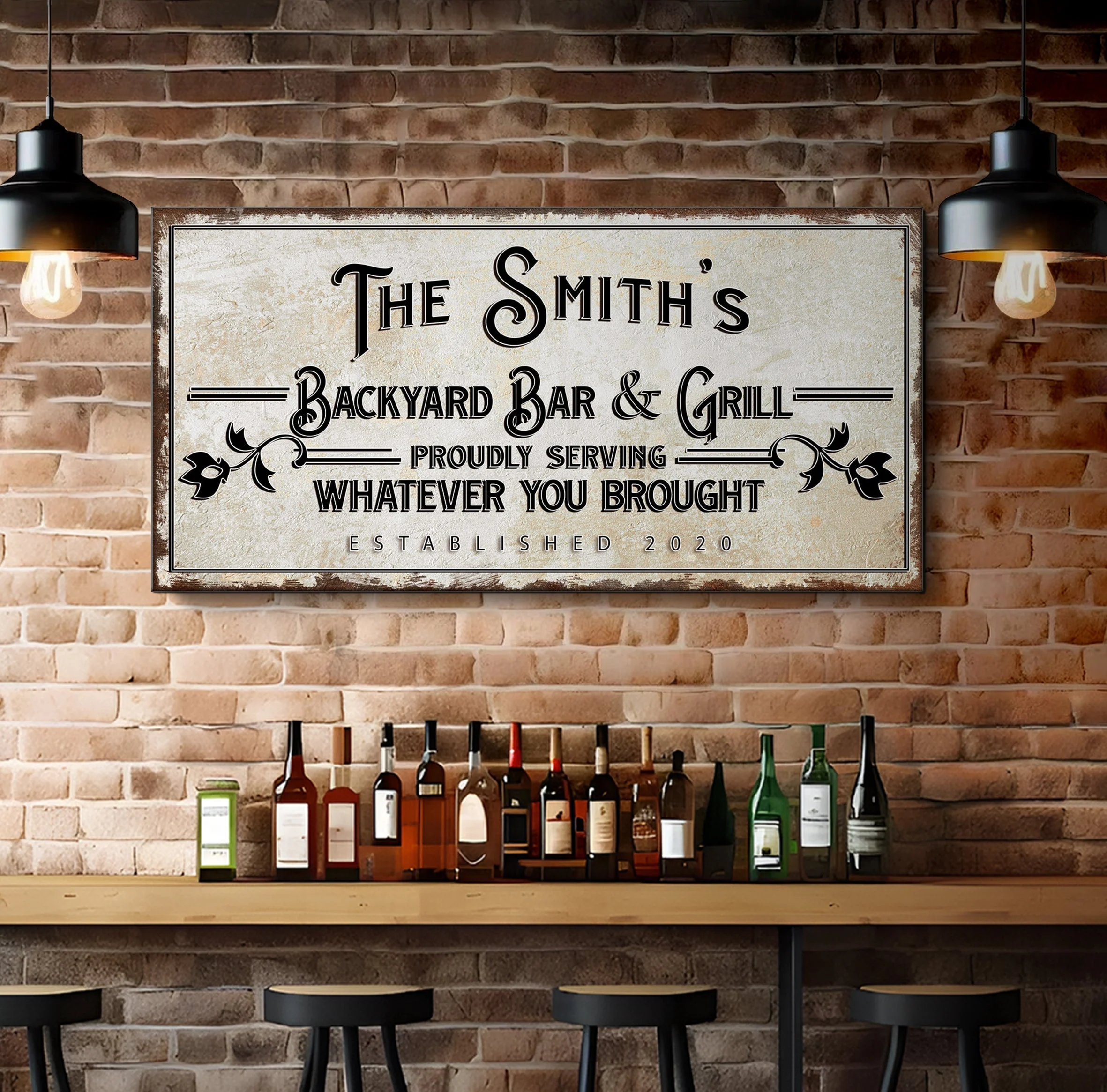 Backyard Bar & Grill Sign - Image 2