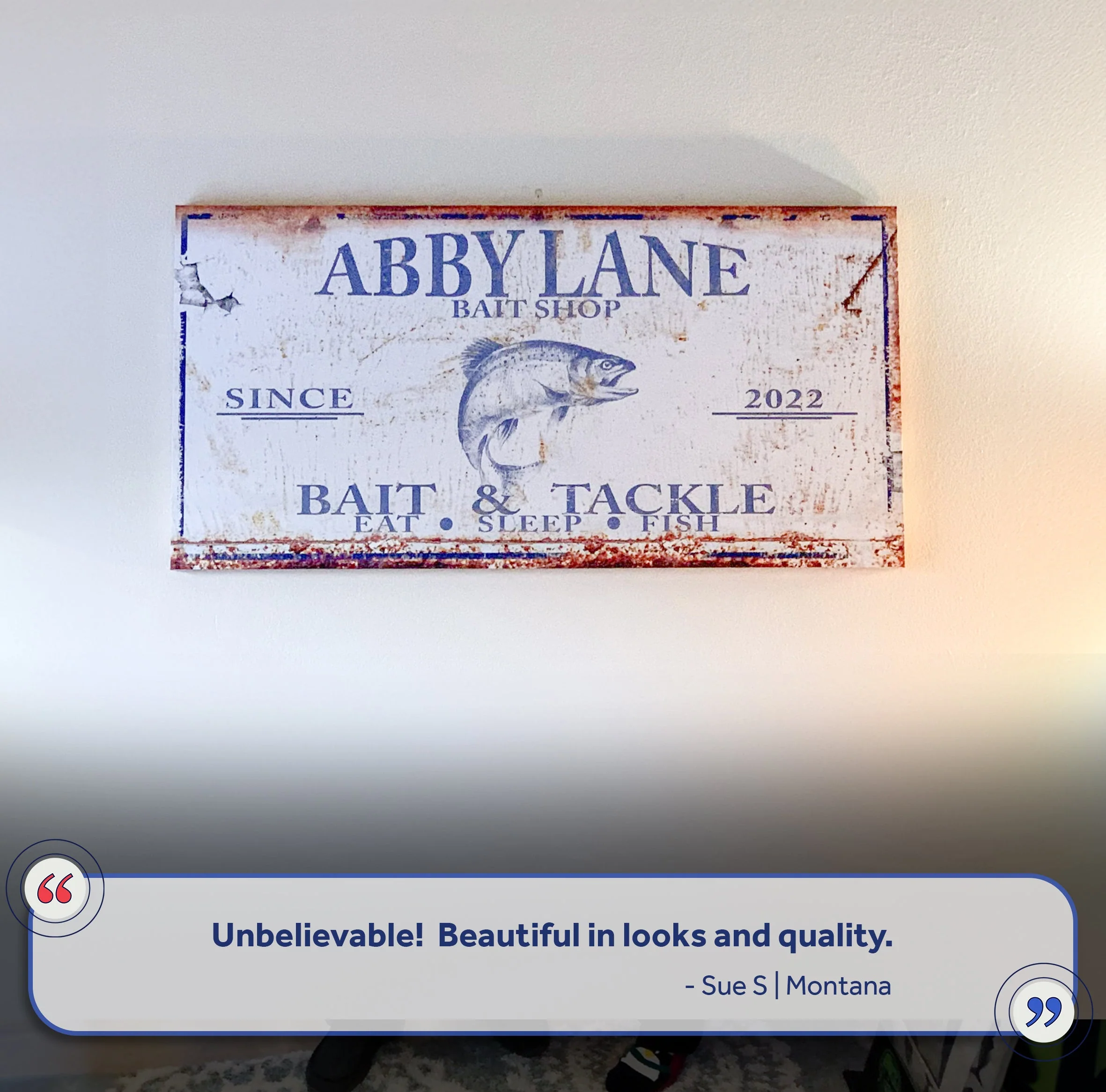 Bait and Tackle Sign - Image 8