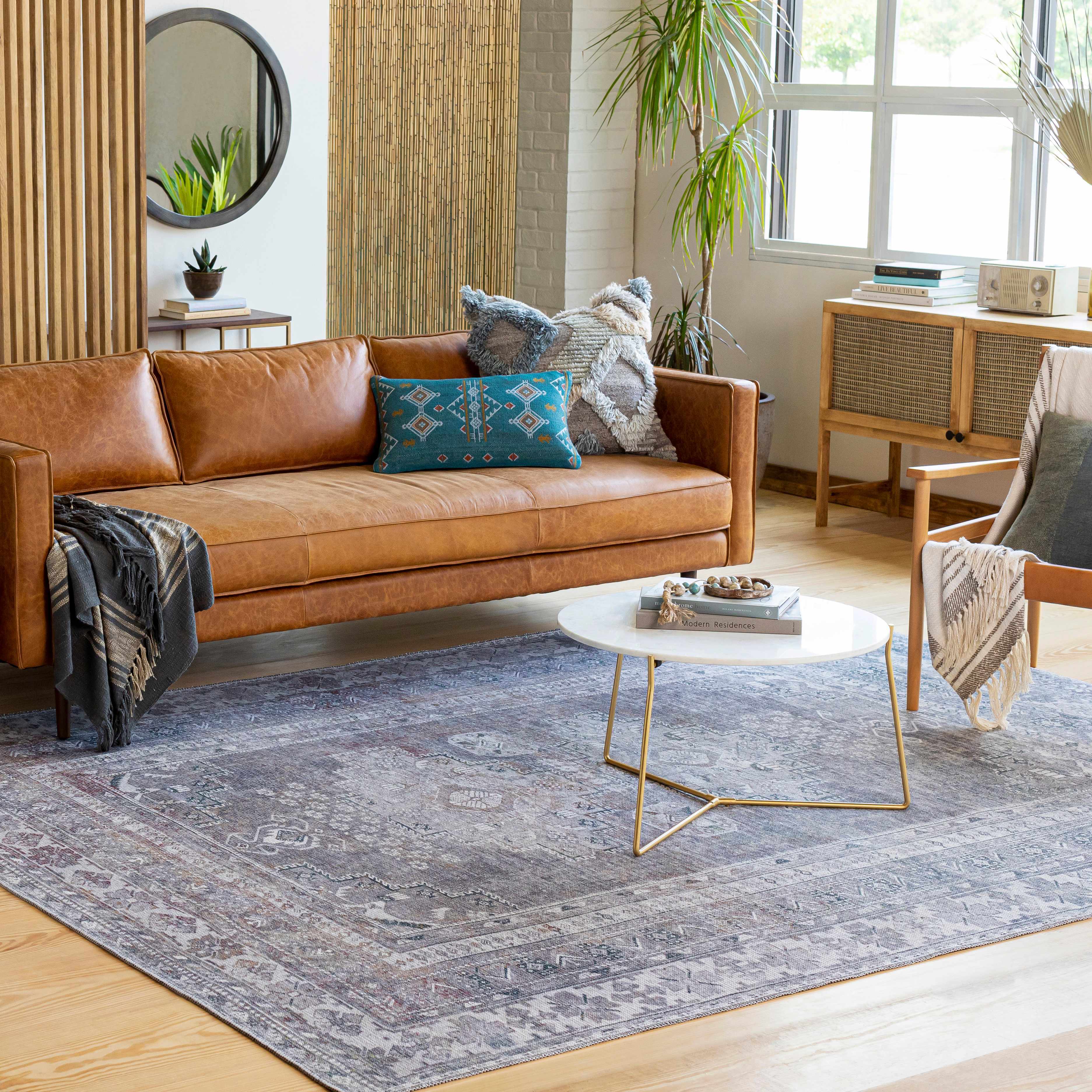 Baltinglass Gray Washable Rug - Promo - Image 2