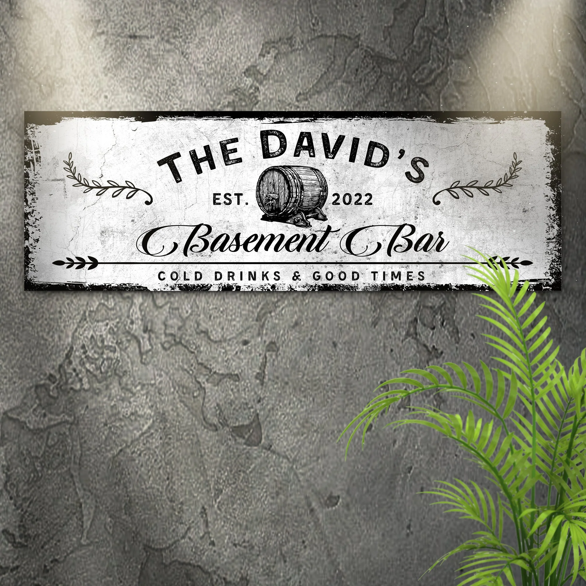 Basement Bar Barrel Sign - Image 2