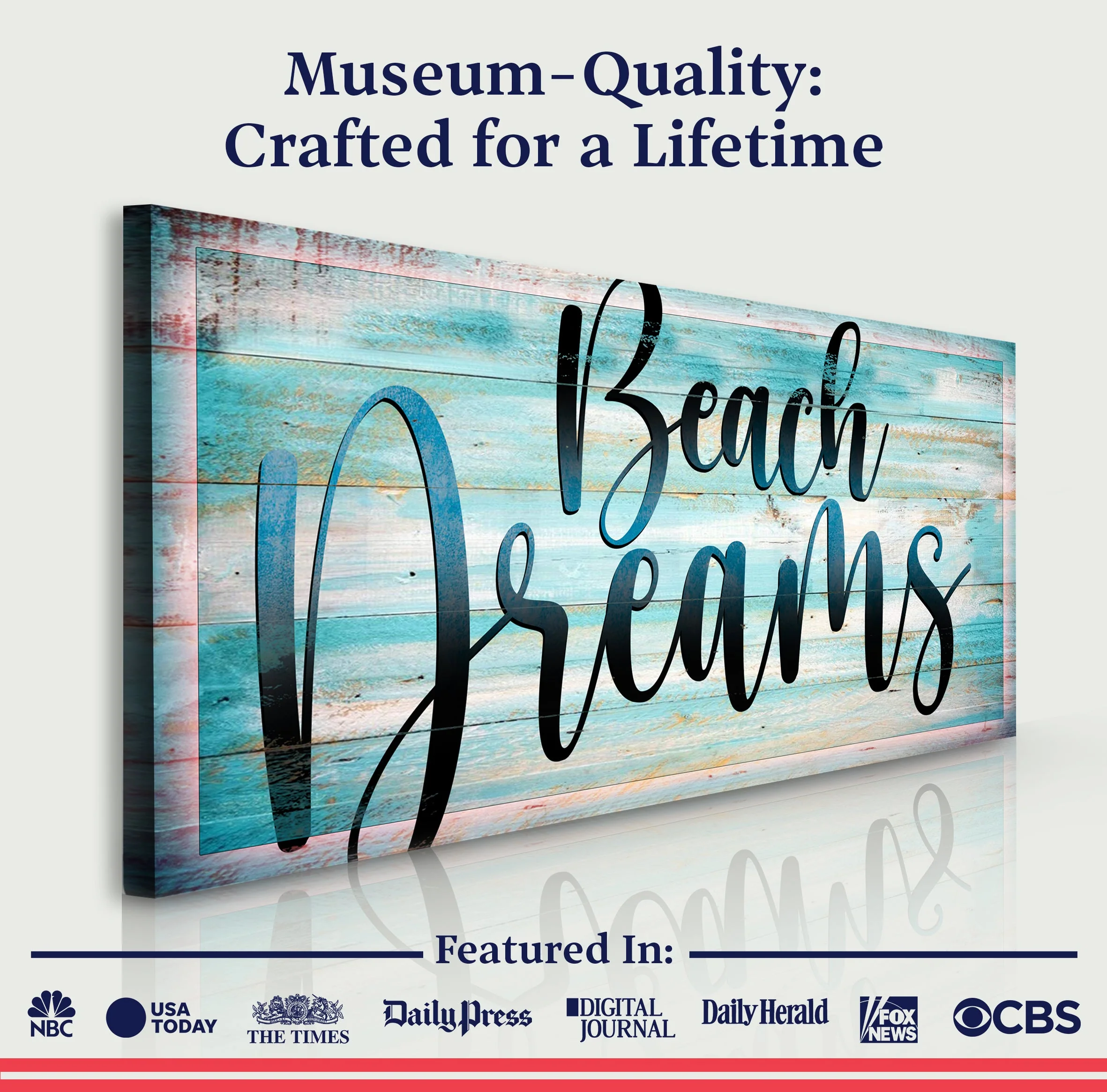 Beach Dreams Sign II - Image 4