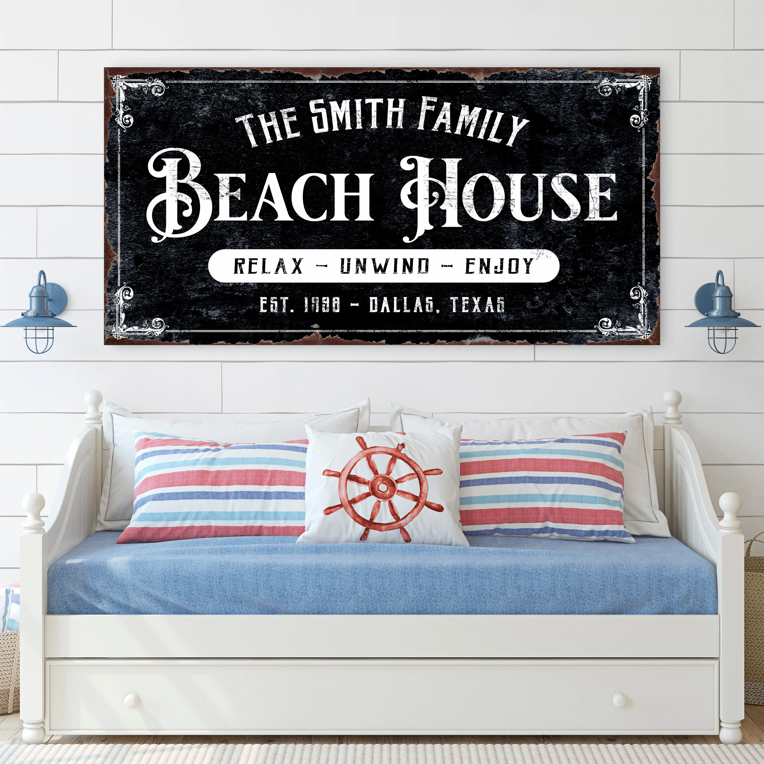Beach House Personalized Sign III - Image 2